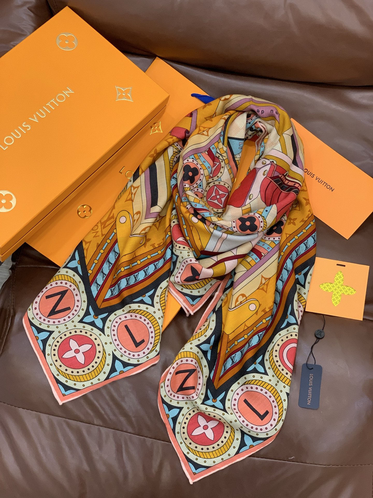 JARDIN DES PLANTES 140双面丝绒～【LV秋冬新品】Jardin Des Plante