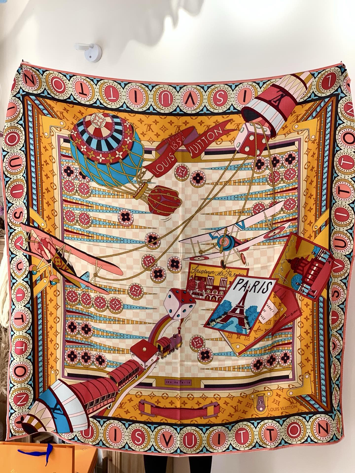 JARDIN DES PLANTES 140双面丝绒～【LV秋冬新品】Jardin Des Plante