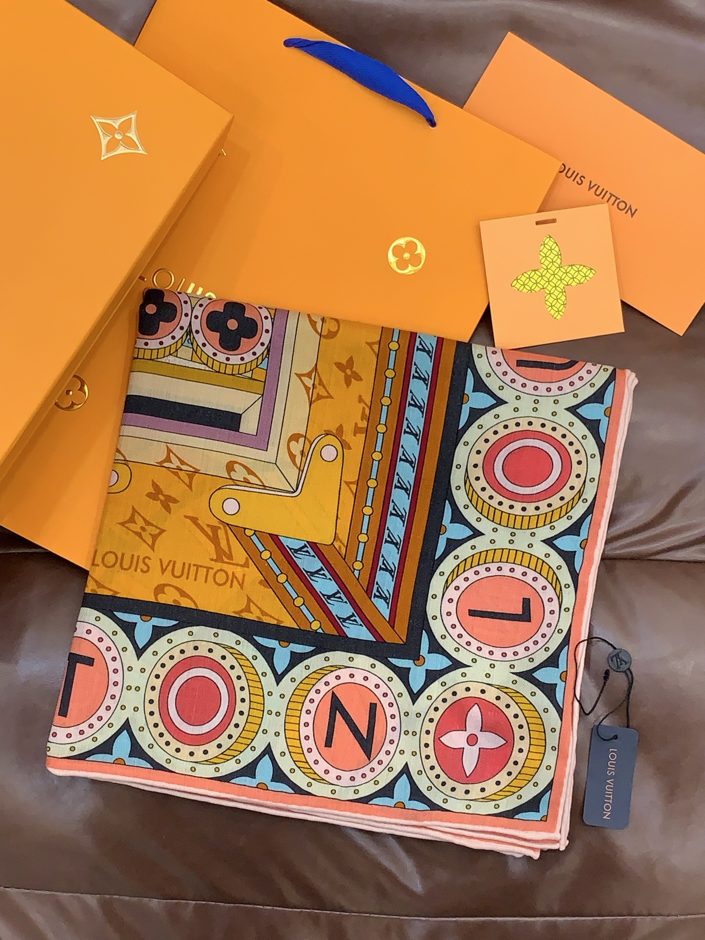 JARDIN DES PLANTES 140双面丝绒～【LV秋冬新品】Jardin Des Plante