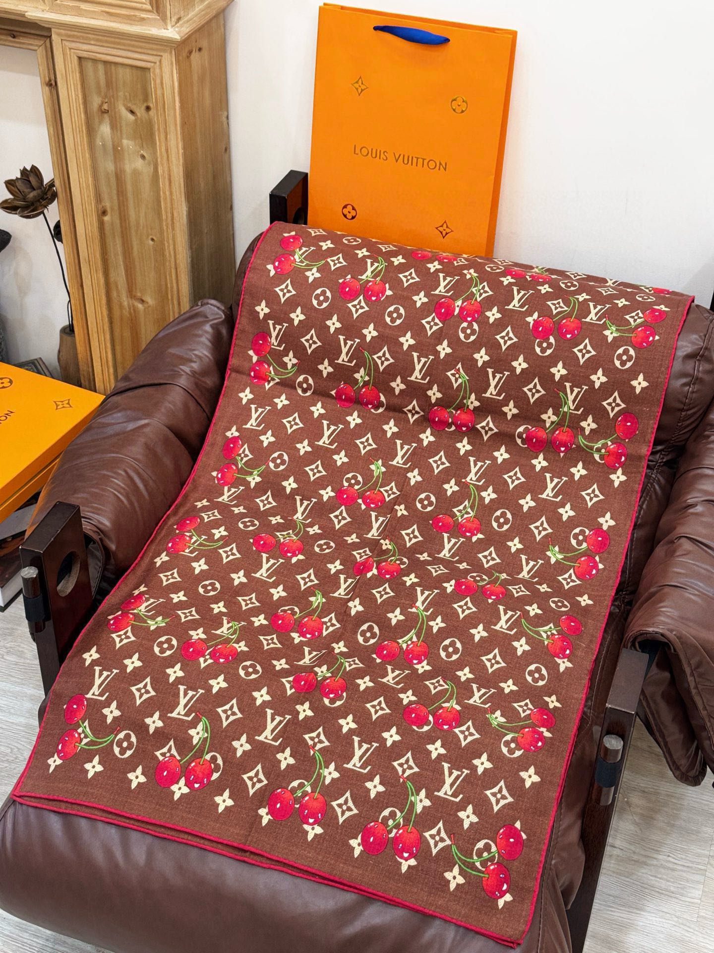 LV X TM MONOGRAMCERISE 【双面丝绒同色】LV × TM Monogram Ceri