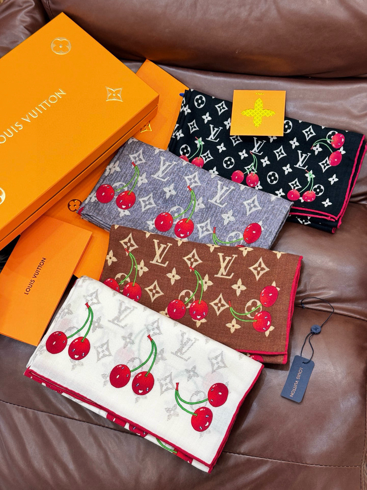 LV X TM MONOGRAMCERISE 【双面丝绒同色】LV × TM Monogram Ceri