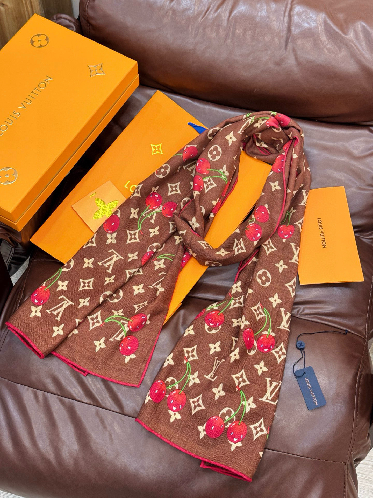 LV X TM MONOGRAMCERISE 【双面丝绒同色】LV × TM Monogram Ceri