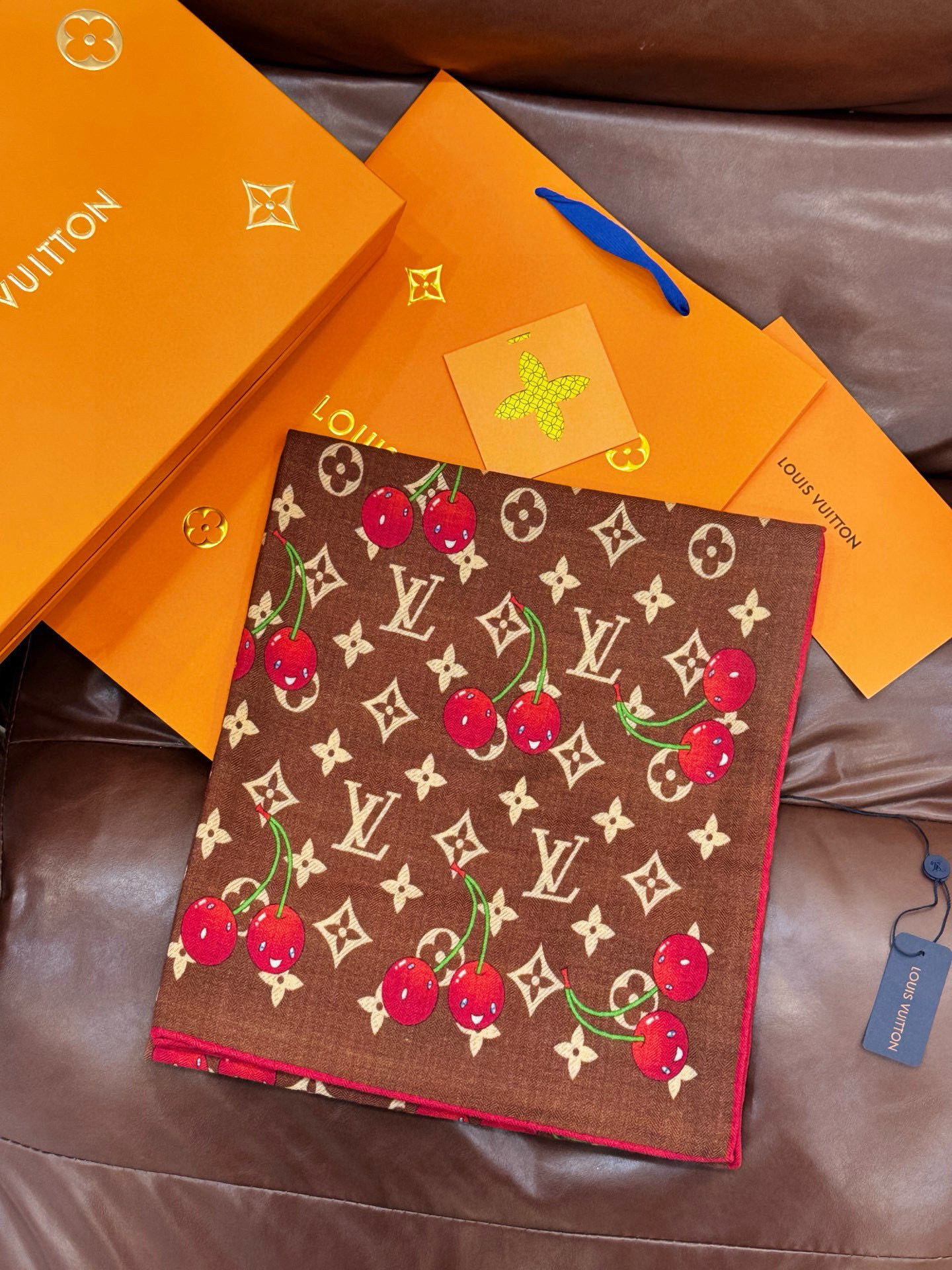 LV X TM MONOGRAMCERISE 【双面丝绒同色】LV × TM Monogram Ceri