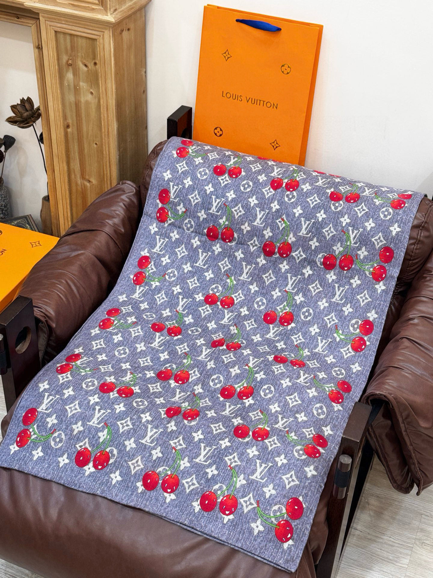 LV X TM MONOGRAMCERISE 【双面丝绒同色】LV × TM Monogram Ceri