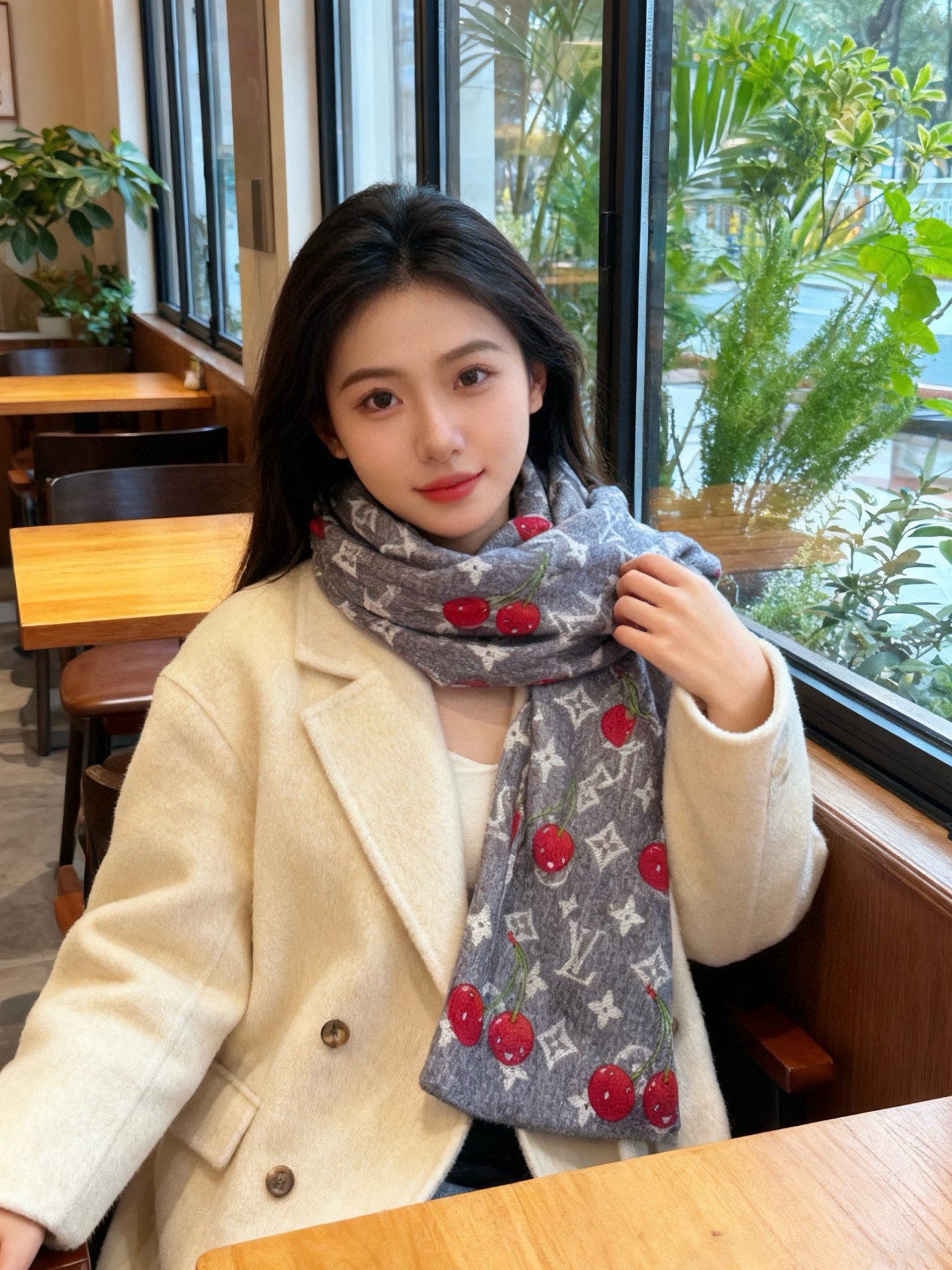 LV X TM MONOGRAMCERISE 【双面丝绒同色】LV × TM Monogram Ceri