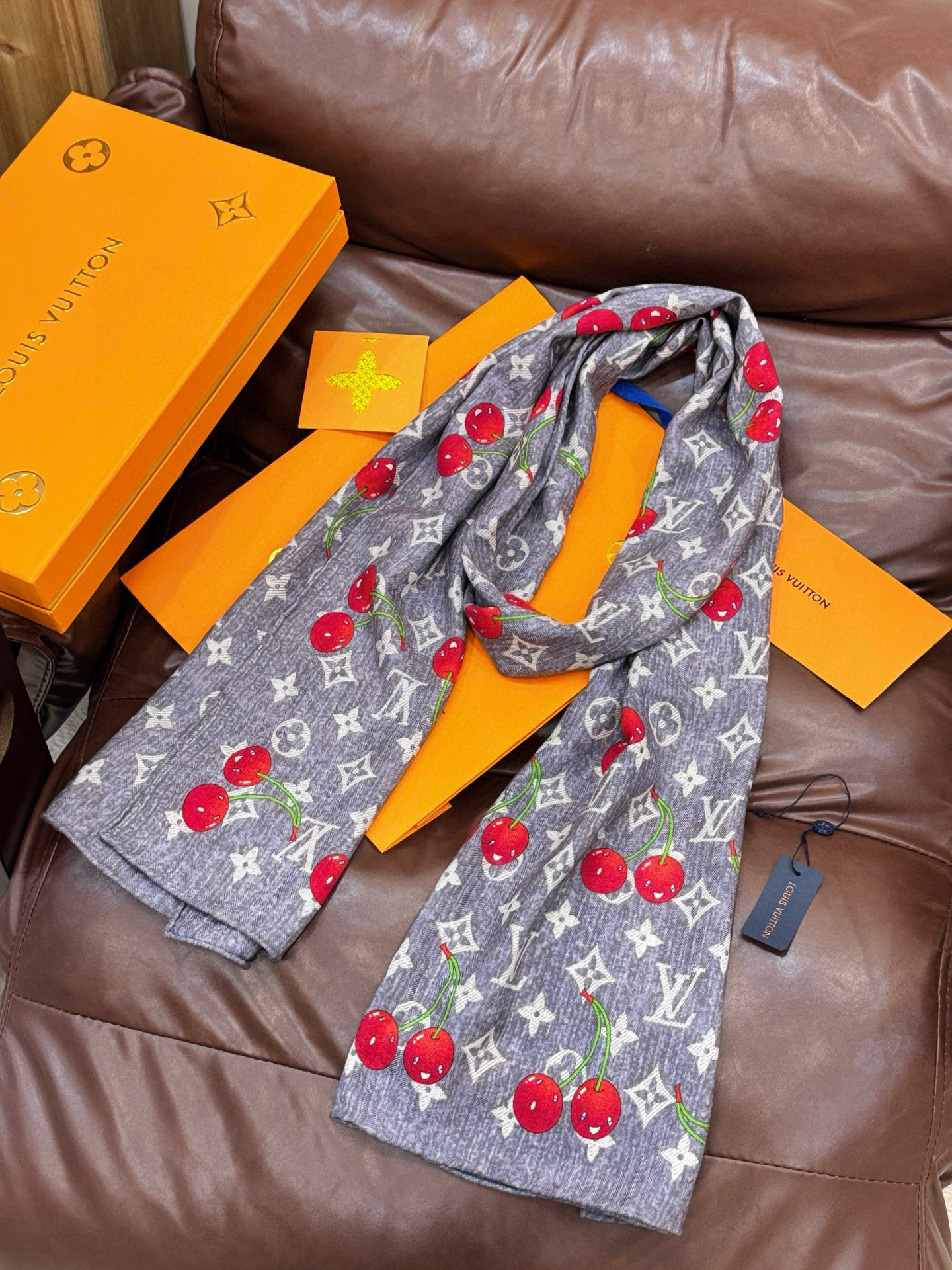 LV X TM MONOGRAMCERISE 【双面丝绒同色】LV × TM Monogram Ceri