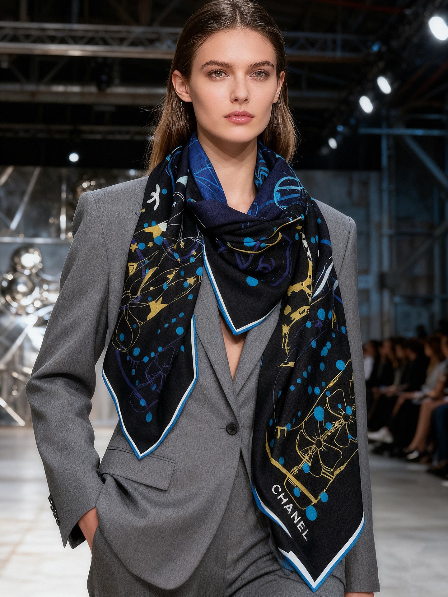 2025秋冬高级成衣系列～Chanel 【140双面同色丝绒披肩】此系列谱写一曲自由轻灵的赞歌本系列作品