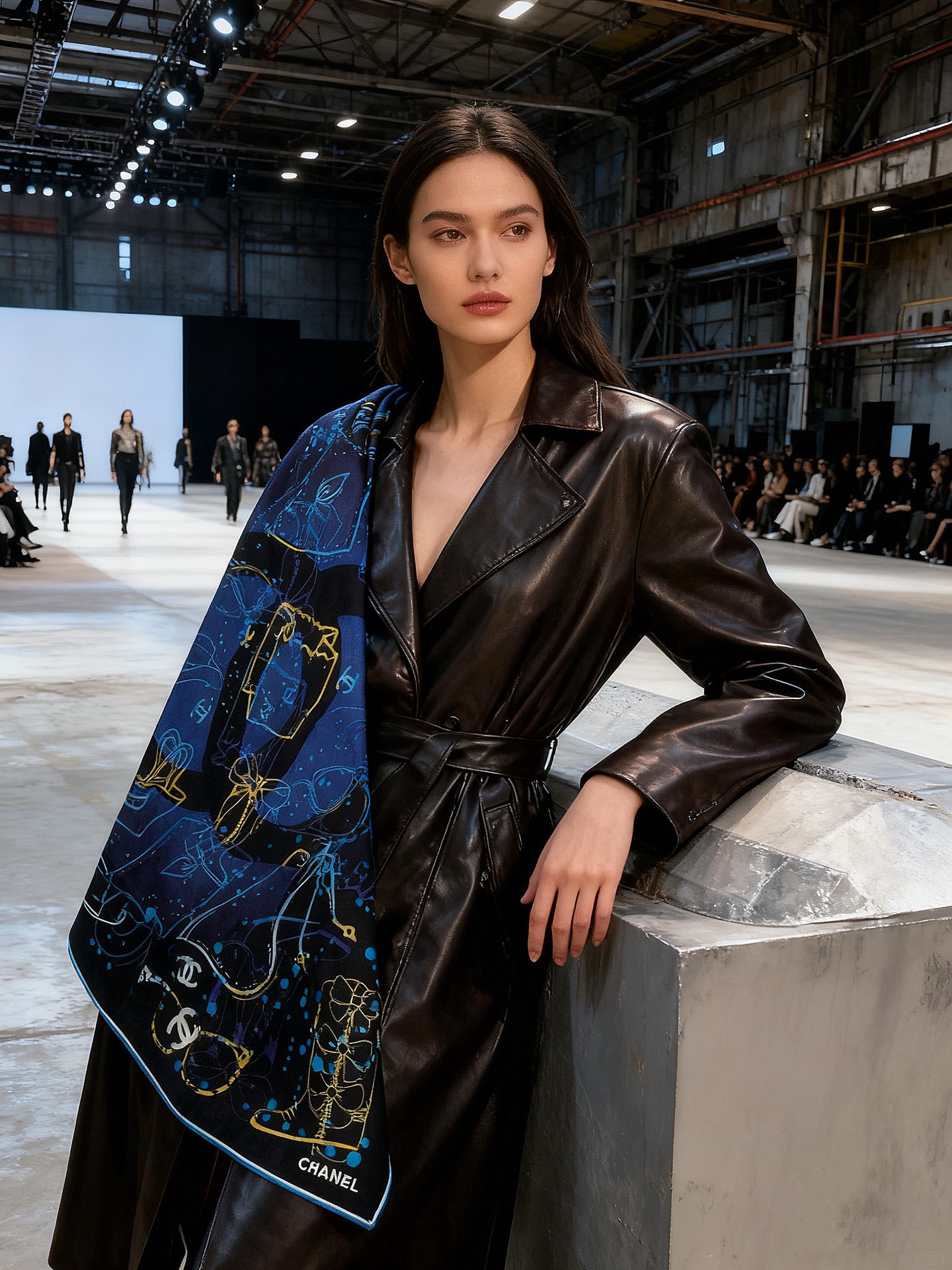 2025秋冬高级成衣系列～Chanel 【140双面同色丝绒披肩】此系列谱写一曲自由轻灵的赞歌本系列作品