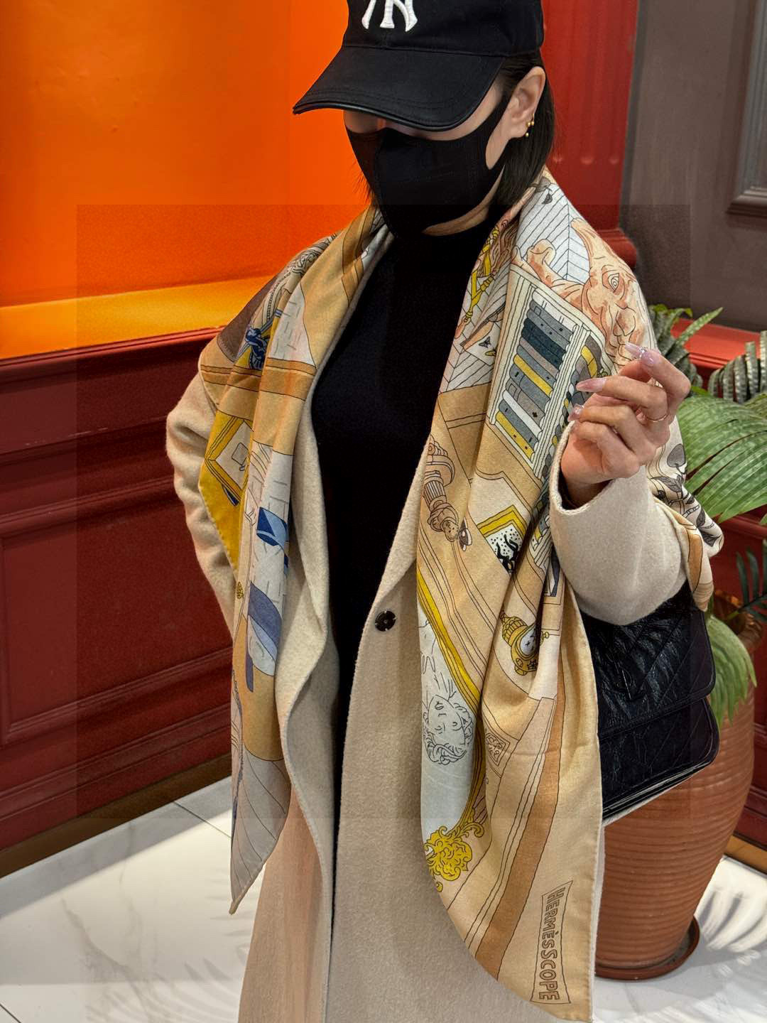 💟上新💞｛24号之谜｝羊绒大方巾[双面同色140]手工卷边H家是创意和作品故事的无限源泉，每季皆推出全新