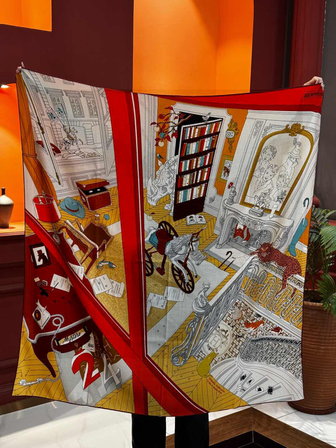 💟上新💞｛24号之谜｝羊绒大方巾[双面同色140]手工卷边H家是创意和作品故事的无限源泉，每季皆推出全新