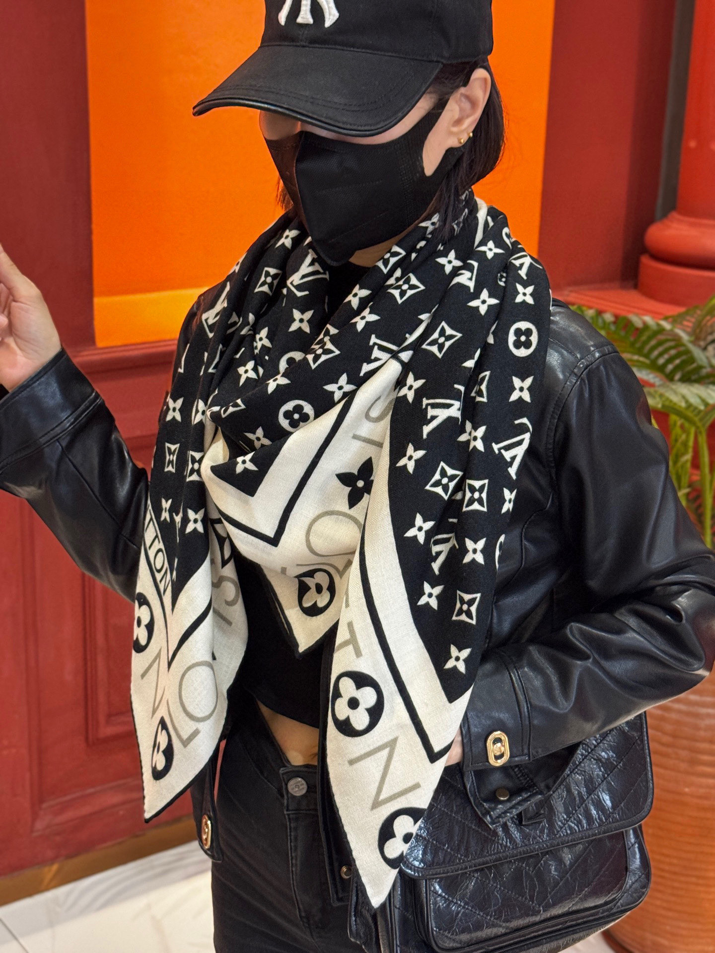 MONOGRAM INFINITY 140丝绒方巾【140顶级丝绒双面同色】Monogram Infin