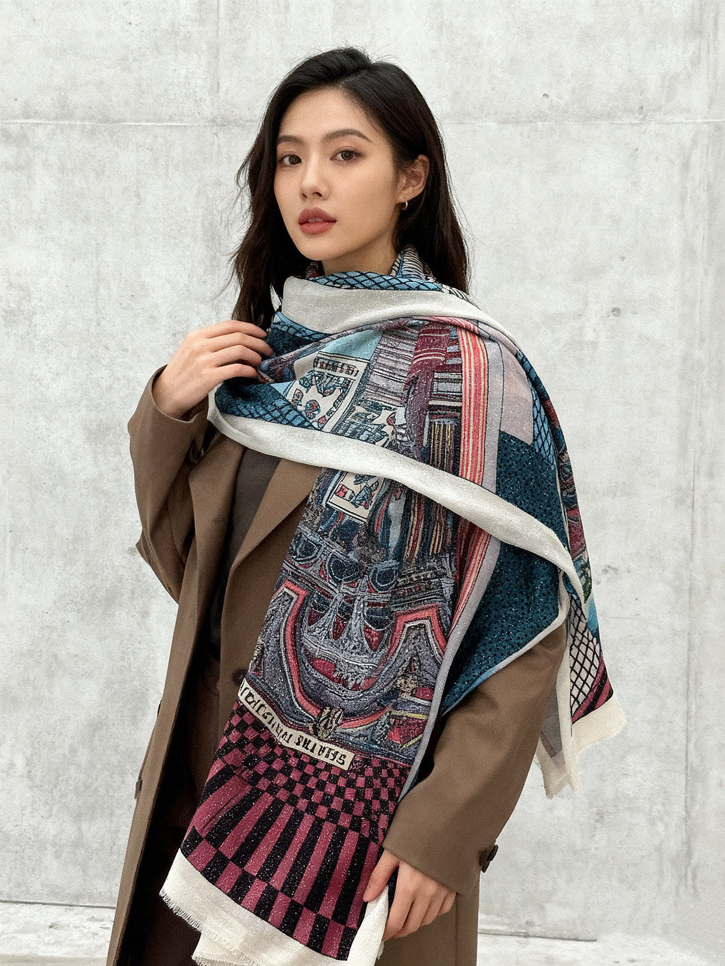 NO:602819,Glowing scarf Hermès synchronizes with counters. Everyone who buys it says it looks good. The cashmere print is recommended. Top craftsmanship and great value. Hermès counter popular cashmere scarf shows three-dimensional patterns and textures. The real thing is of extremely high grade. Special craftsmanship. High-end research and development. Stunning. The special cutting-edge craftsmanship is loved by Bai Fumei. Whether it is quality, style or price, it makes them scream for big brands. Super high cost performance.  Definitely worth buying top quality pure cashmere, size 100cm*200cm high version scarf, high version scarf, hermes19860909会发光发亮的围巾 爱马仕 专柜同步 买了都说好看羊绒印花推荐顶级工艺超值爱马仕专柜爆款羊绒方巾立体呈现图案纹路实物档次极高特殊工艺高端研发惊艳问世特殊尖端工艺处理受到白富美的喜欢 无论是品质 款式 价格都令大牌控的她们尖叫 超高性价比 绝对值得入手顶级纯羊绒,尺寸100cm*200cm高版本围巾,高版本围巾,hermes,scarf