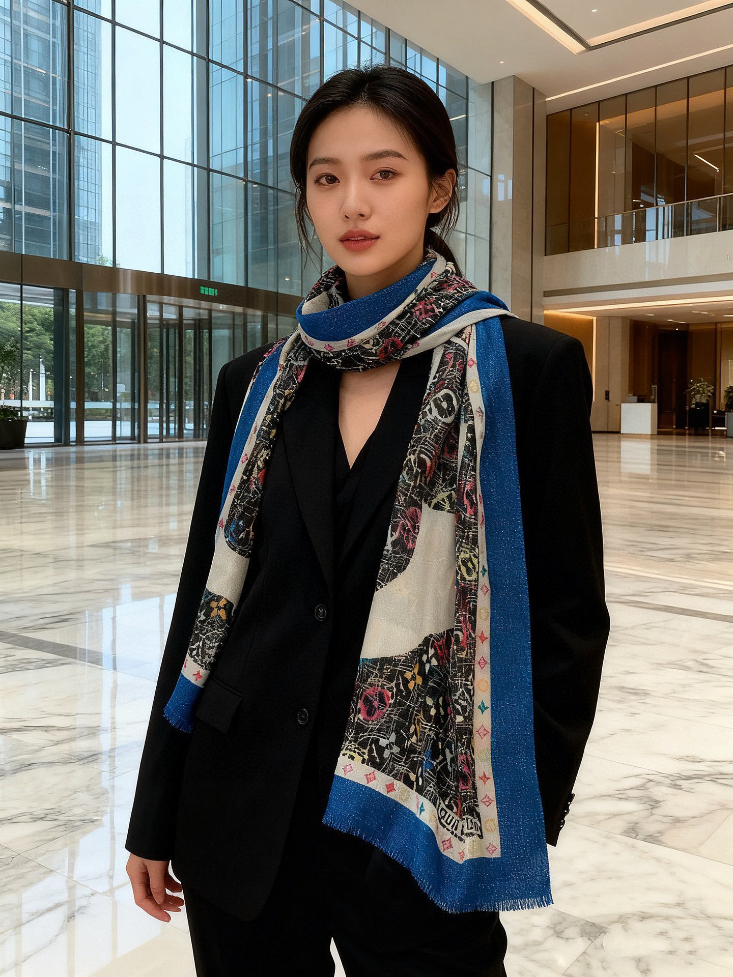 NO:602829,Shining scarf, silver cashmere scarf counter synchronized, sincerely praise Lujia [L letter and patterned scarf] Louis Vuitton's classic Monogram pattern with colorful frame to add a gorgeous style. Highly recommended. This size is not big or small, especially easy to match. The quality is super good. You will understand the high-end quality when you get it. VIP customers must buy the recommended size 110*200cm cashmere high version scarf, high version scarf, louis  vuitton,louis vuitton,louis vuitton19860909会发光发亮的围巾银丝羊绒长巾专柜同步真心赞驴家【L字母与花纹长巾】路易威登经典 Monogram 图案搭配彩色边框再添华美格调.强烈推荐手慢无这个size不大不小特别好搭配,品质超级好拿到手就会懂的高端品质,高端细节所见即所得重磅巨献VIP客户必入推荐尺寸110*200cm羊绒高版本围巾,高版本围巾,louis vuitton,louis vuitton,louis vuitton,scarf