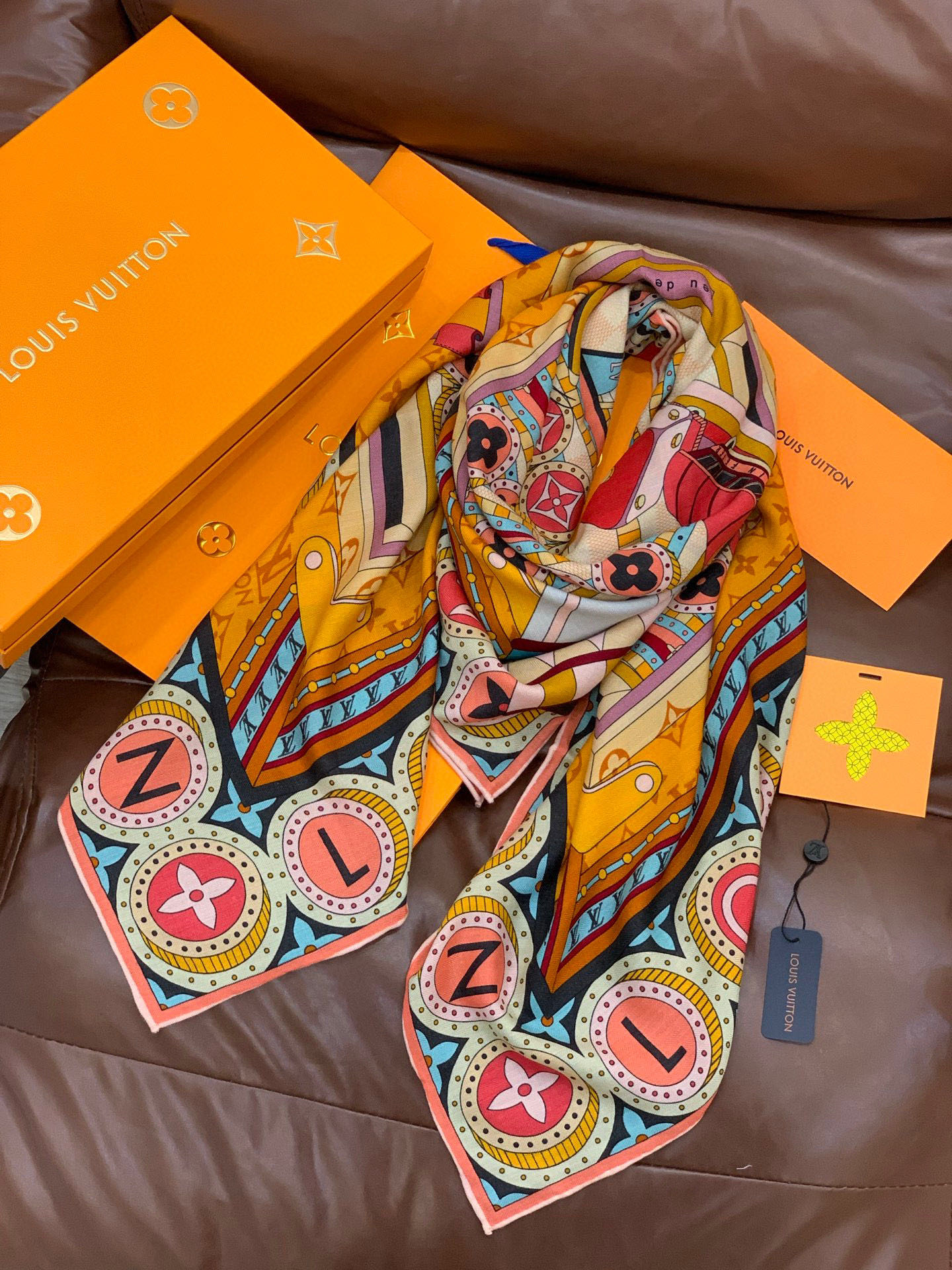 JARDIN DES PLANTES 140双面丝绒～【LV秋冬新品】Jardin Des Plante