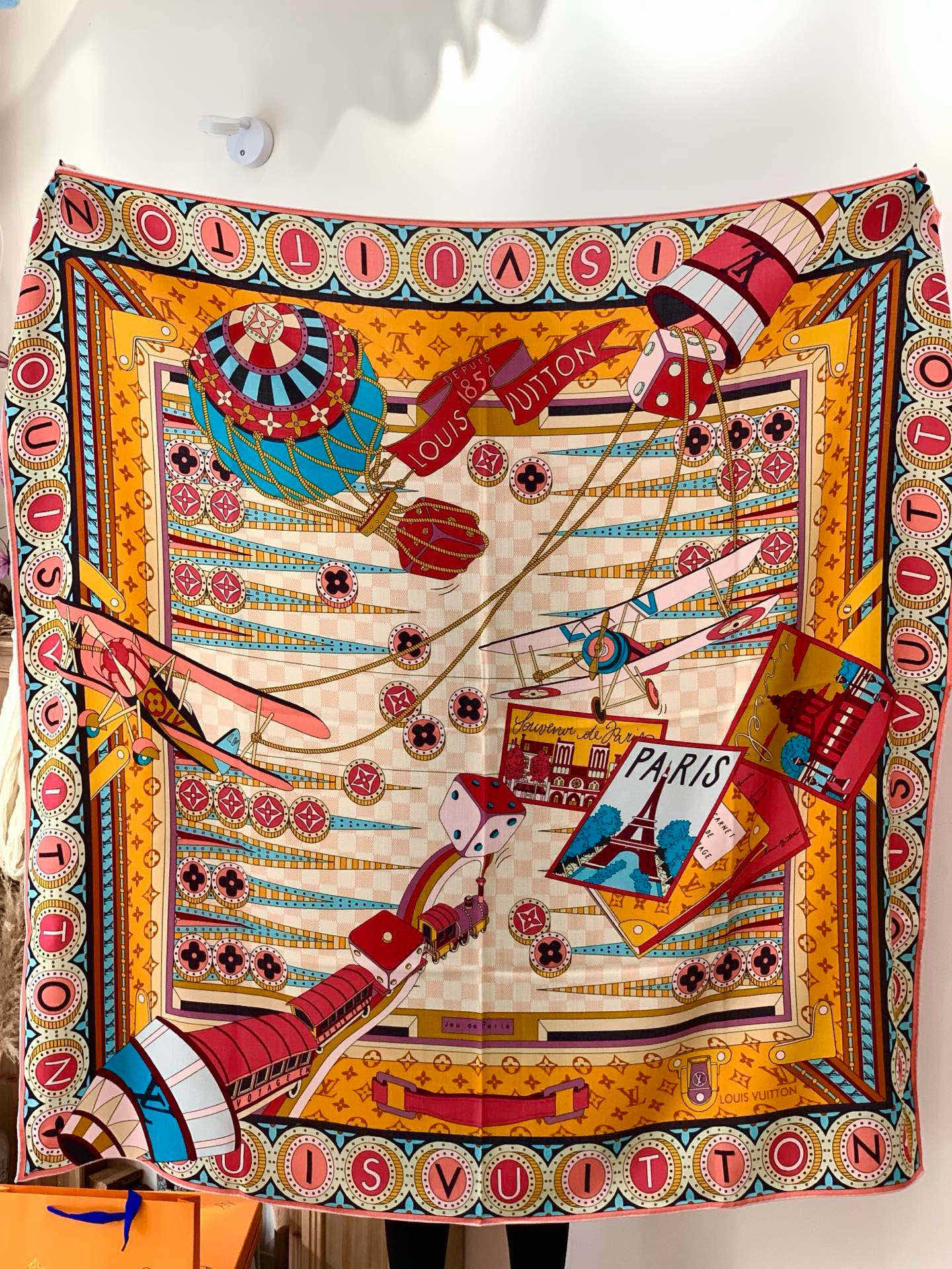 JARDIN DES PLANTES 140双面丝绒～【LV秋冬新品】Jardin Des Plante