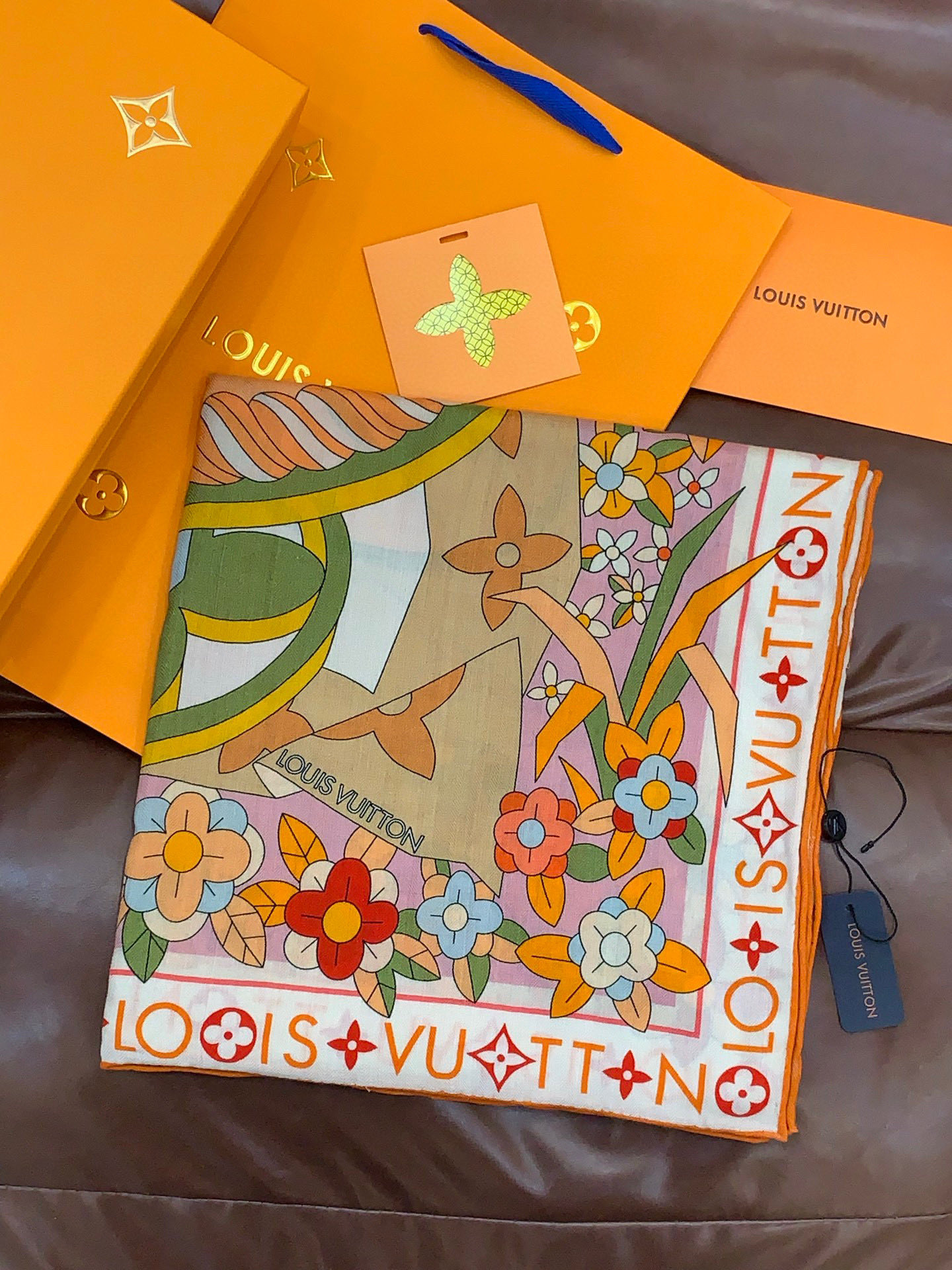 JARDIN DES PLANTES 140双面丝绒～【LV秋冬新品】Jardin Des Plante