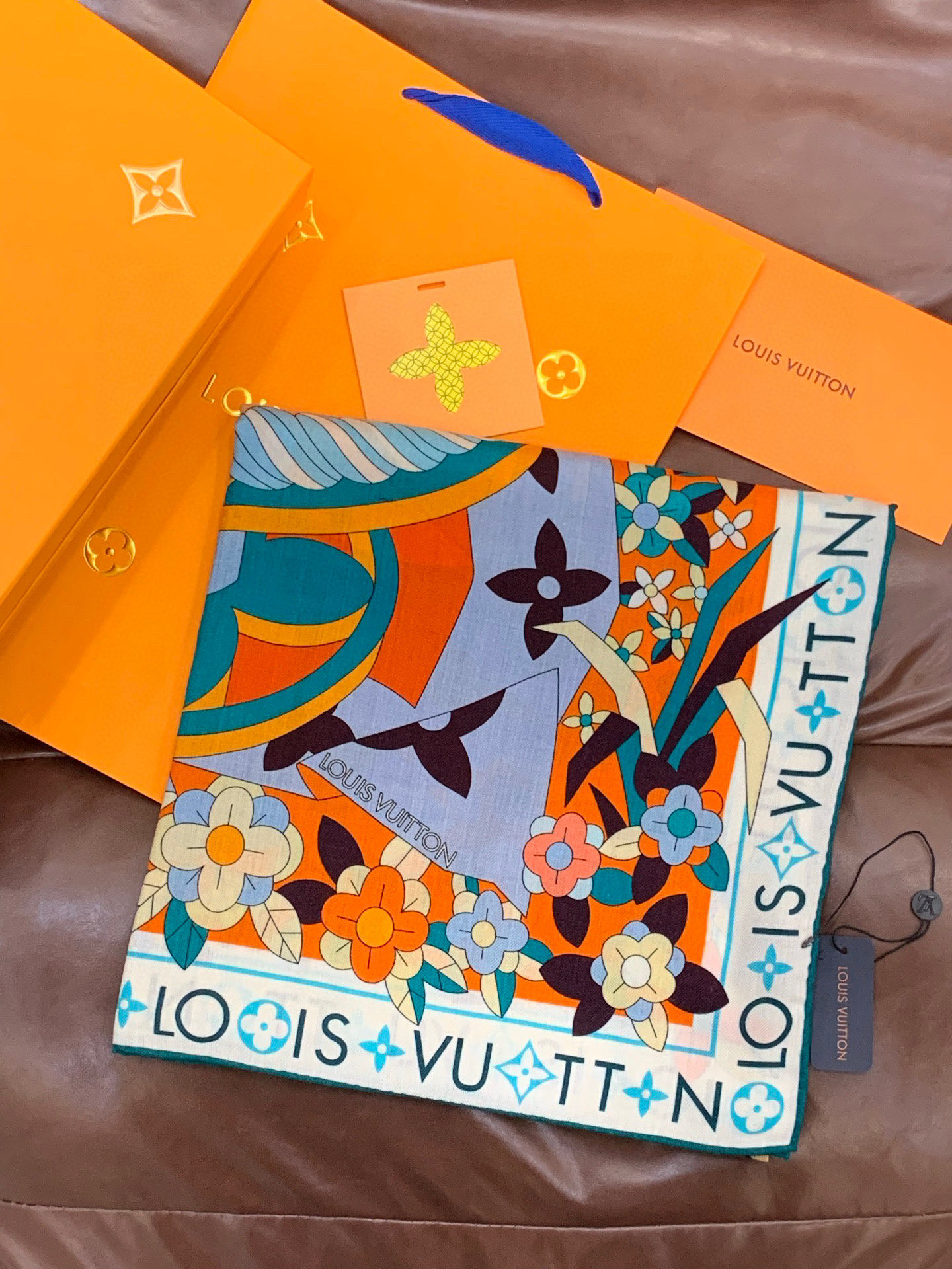 JARDIN DES PLANTES 140双面丝绒～【LV秋冬新品】Jardin Des Plante