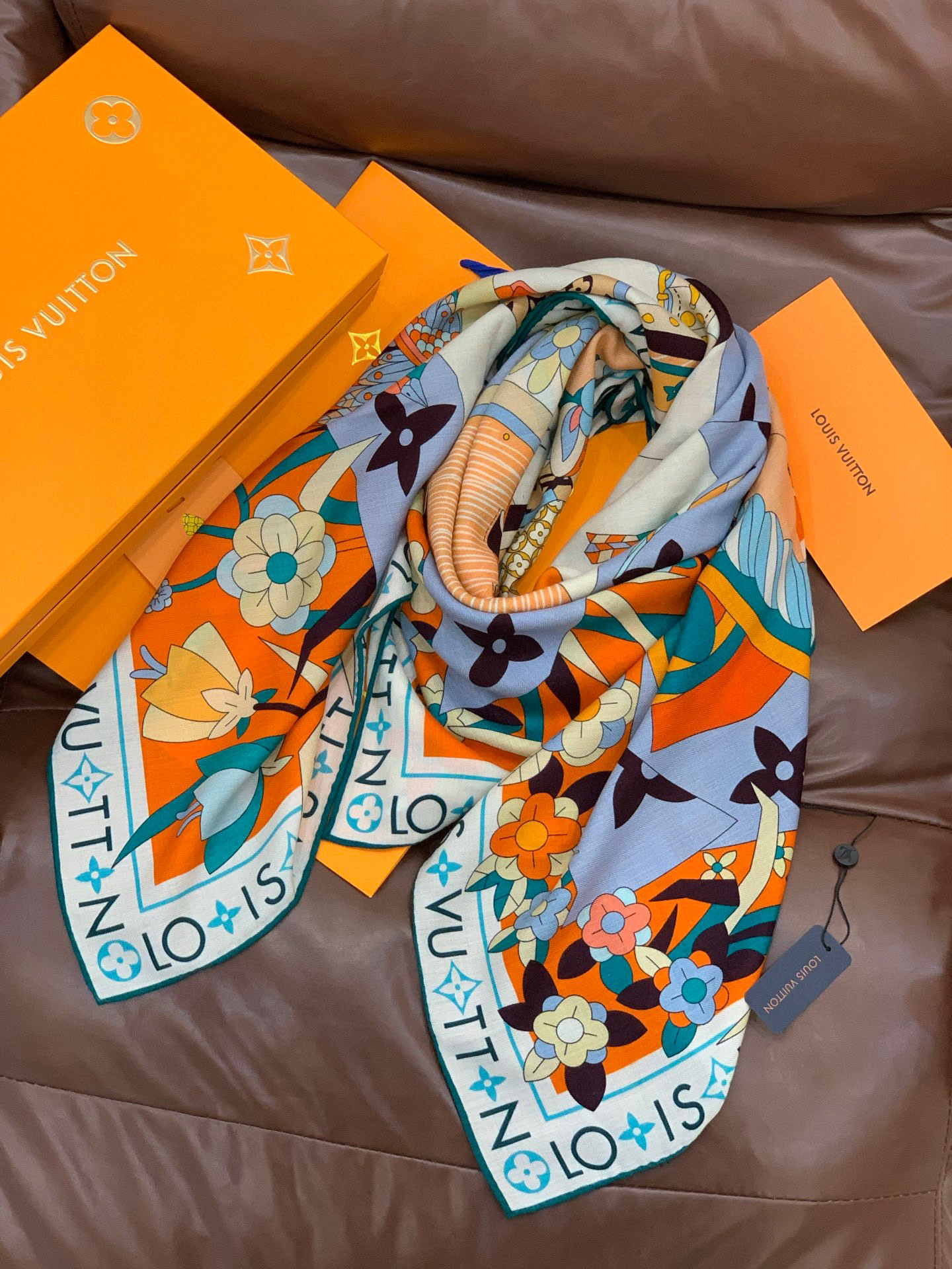 JARDIN DES PLANTES 140双面丝绒～【LV秋冬新品】Jardin Des Plante