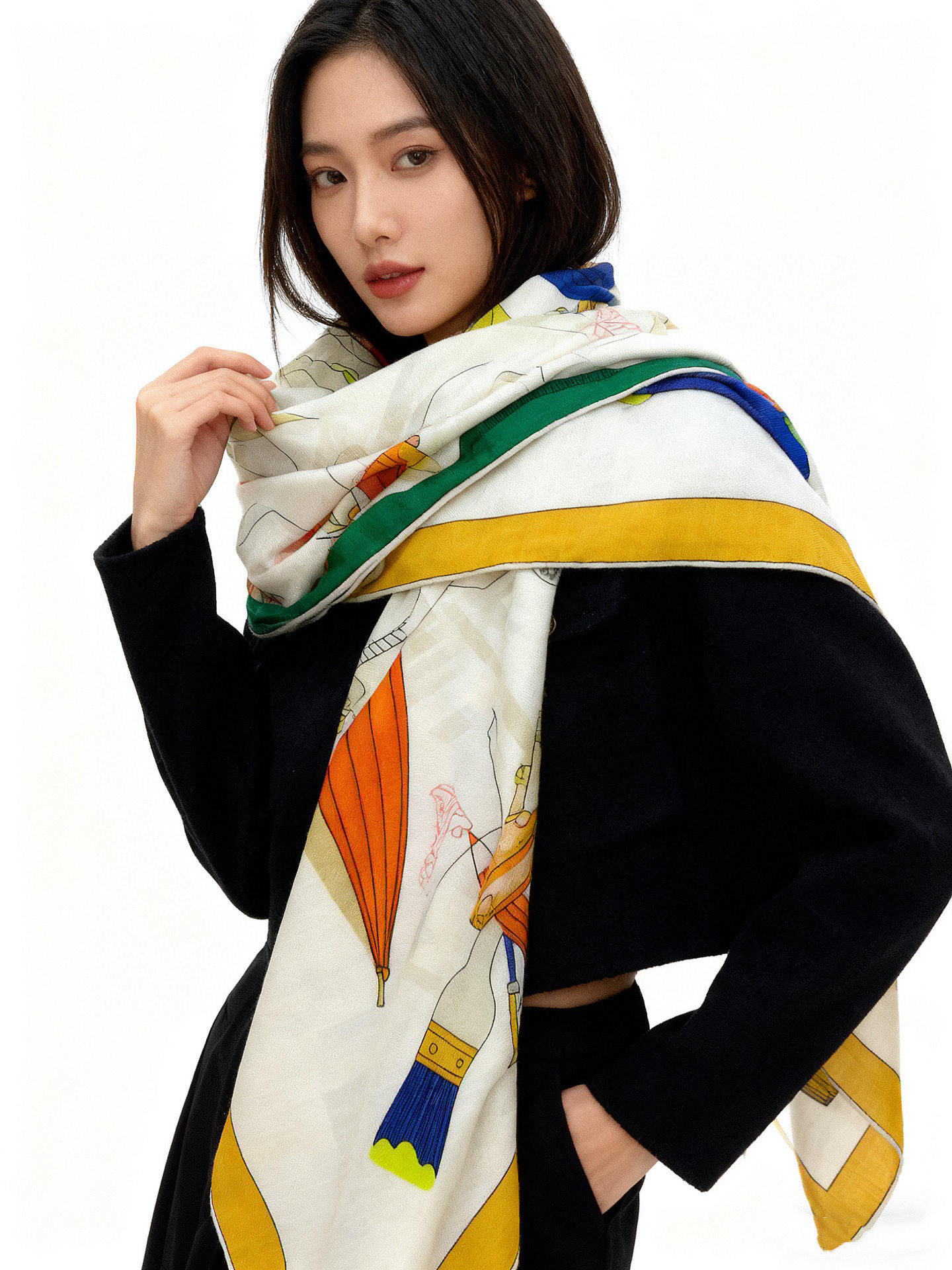 NO:602823,Everyone who bought the new cashmere style said it looks good. I recommend the Hermès double-sided same-color cashmere square scarf [double-sided same color 140]. The top-notch craftsmanship is a great value. The Hermès counter hit three-dimensionally presents the pattern and texture. The real thing is of extremely high grade. Special craftsmanship. High-end research and development. Stunning. The special cutting-edge craftsmanship is loved by Bai Fumei. Whether it is quality, style or price, it makes them scream for big brand control. Super high cost performance.  Definitely worth buying, size 140cm*140cm, 70 cashmere silk high version scarf, high version scarf, hermes, real silk19860909羊绒新款买了都说好看推荐爱马仕双面同色羊绒方巾【双面同色140】,顶级工艺超值爱马仕专柜爆款立体呈现图案纹路实物档次极高特殊工艺高端研发惊艳问世特殊尖端工艺处理受到白富美的喜欢 无论是品质 款式 价格都令大牌控的她们尖叫 超高性价比 绝对值得入手尺寸140cm*140cm,70羊绒真丝高版本围巾,高版本围巾,hermes,real silk,scarf