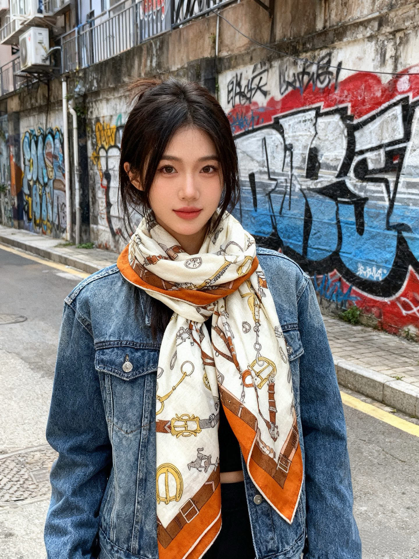 羊绒新款🆕👏👏买了都说好看‼️推荐💕爱马仕双面同色羊绒方巾【跃动的马儿双面同色140】，顶级工艺超值‼️