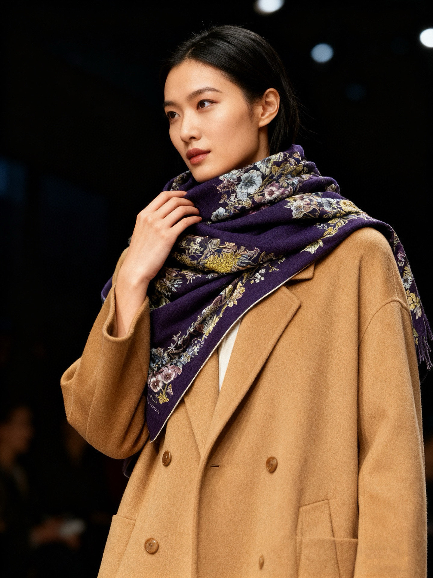 Dior 140双面丝绒印花方巾这款方巾以 Dior Star 图案呈现 Dior 的幸运星，通过该系列