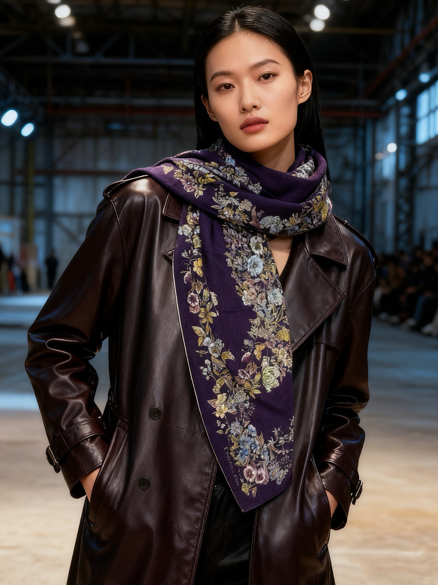 Dior 140双面丝绒印花方巾这款方巾以 Dior Star 图案呈现 Dior 的幸运星，通过该系列