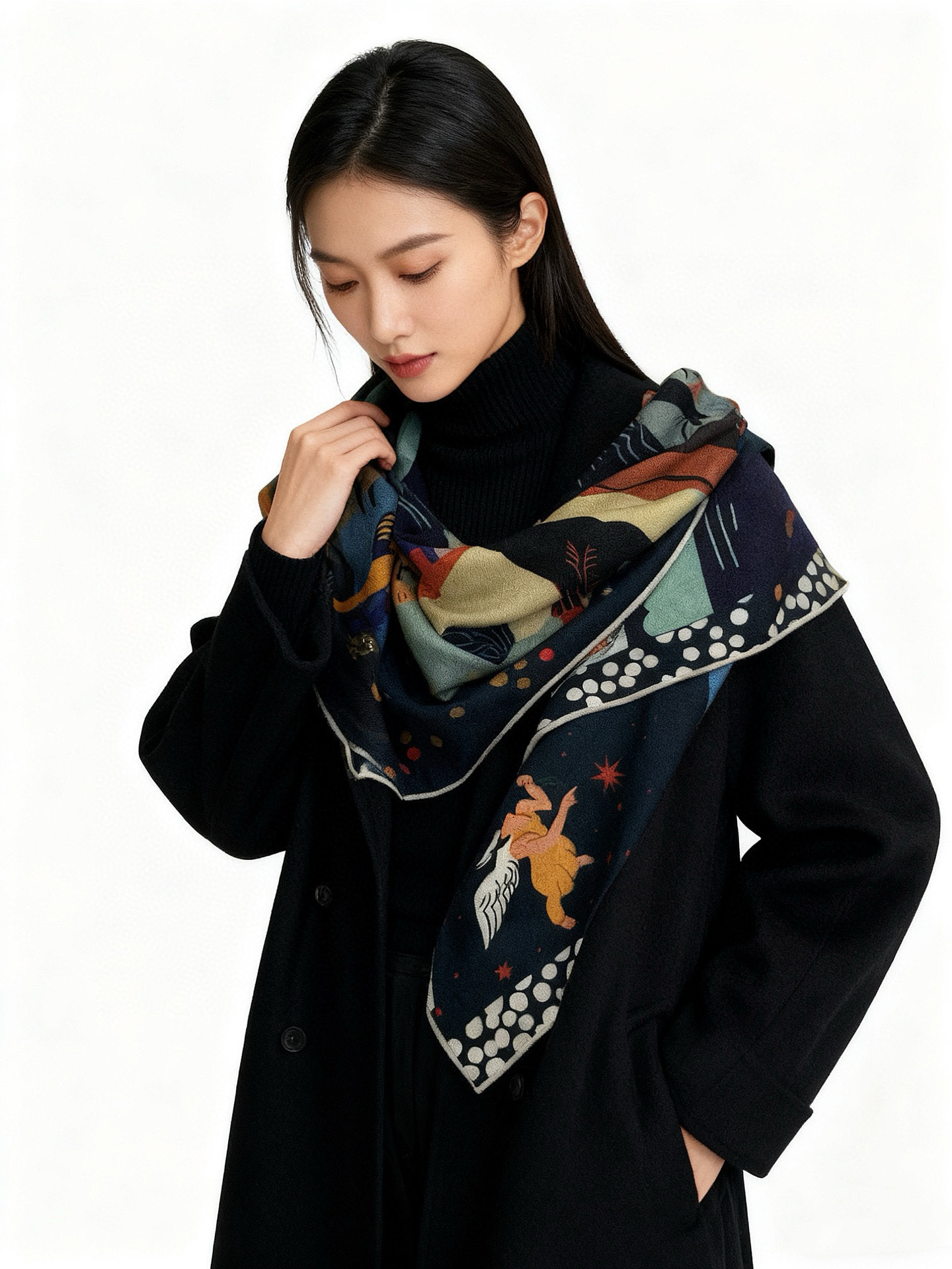 新款现货💖💖140丝绒方巾双面同色（专柜同步Hermes爱马仕）‼️抢‼️VIP推荐 ‼️下手一定要快【