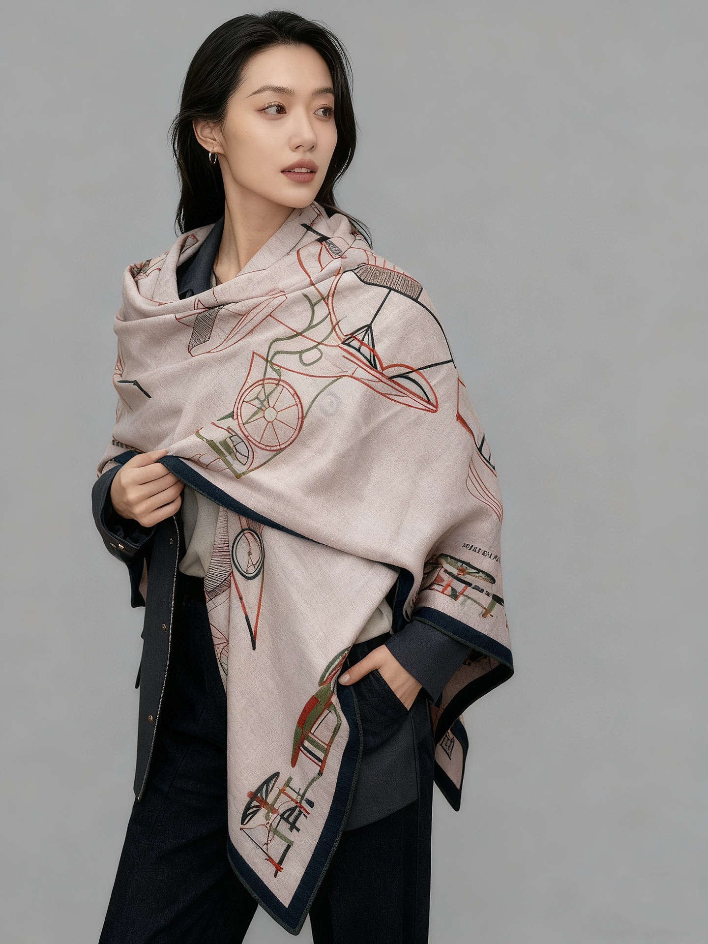 ✨✨HERMES 牛逼爆款 双面同色【马术的错综交叠140】【绝对顶级品质】💣超值回馈🎀绝对会尖叫的专柜