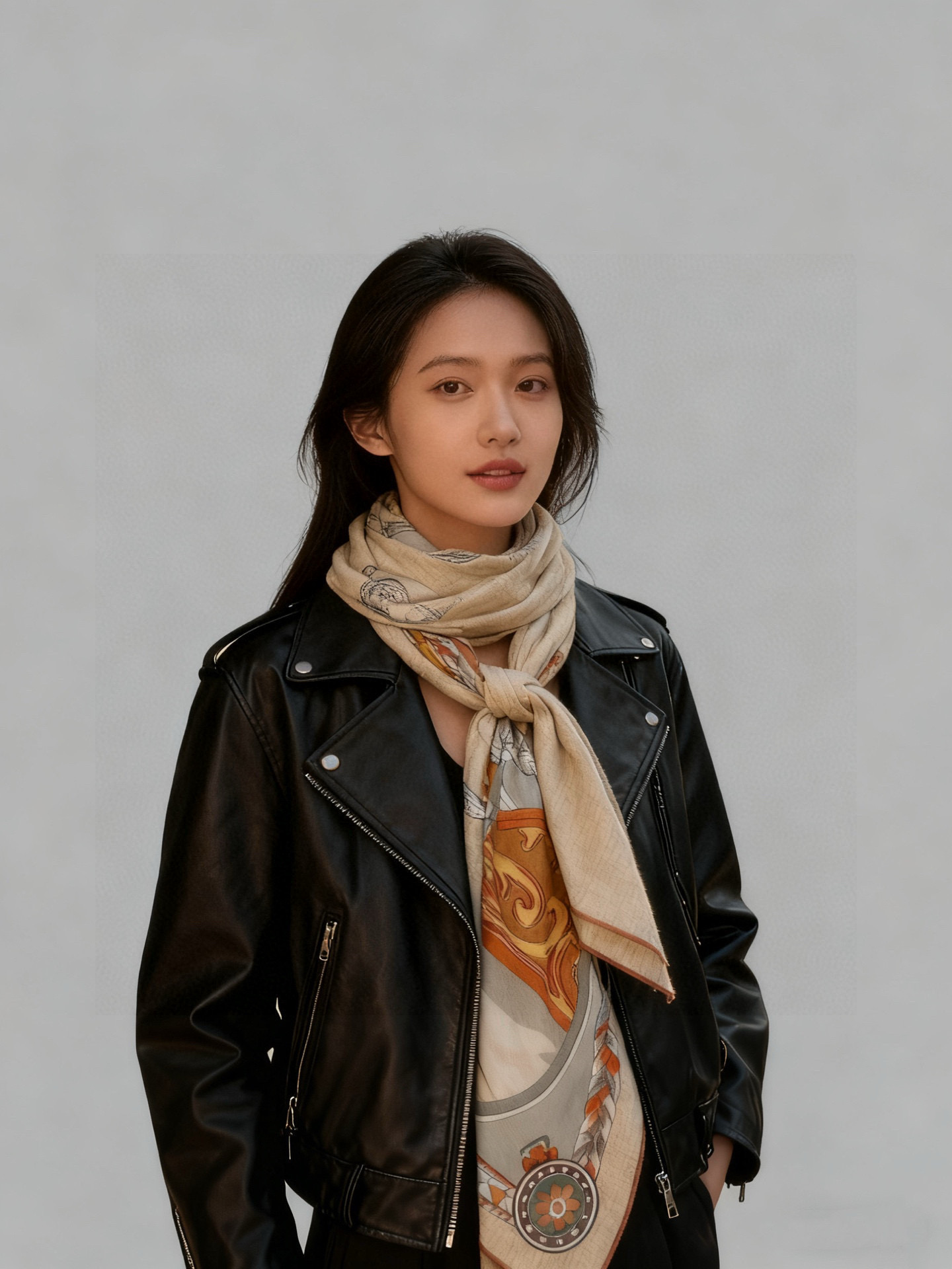 【双面同色】原单爱马仕140cm丝绒方巾💕 甜蜜的鞍具，装饰家芳登和佩西耶设计的一款餐盘增添骑士般的浪漫