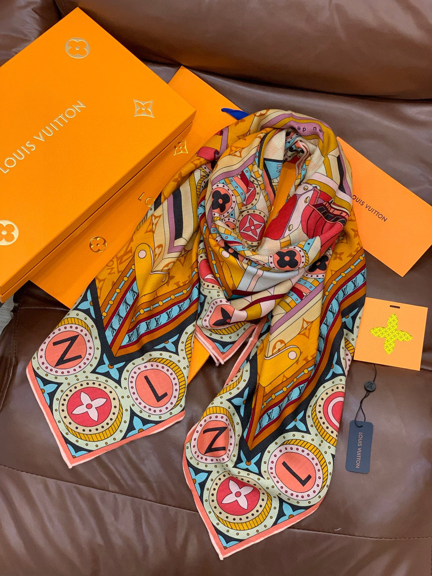 JARDIN DES PLANTES 140双面丝绒～【LV秋冬新品】Jardin Des Plante