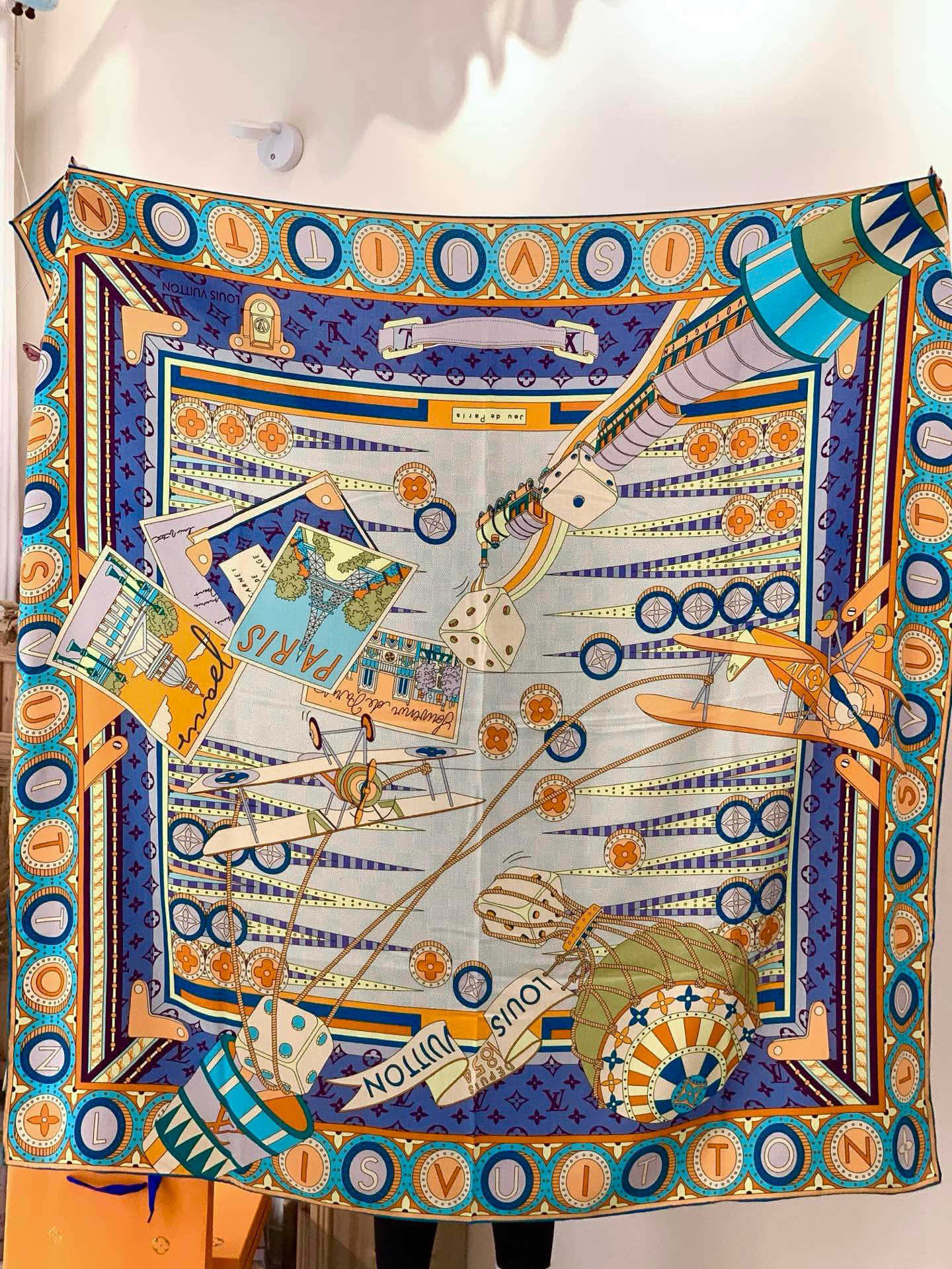 JARDIN DES PLANTES 140双面丝绒～【LV秋冬新品】Jardin Des Plante