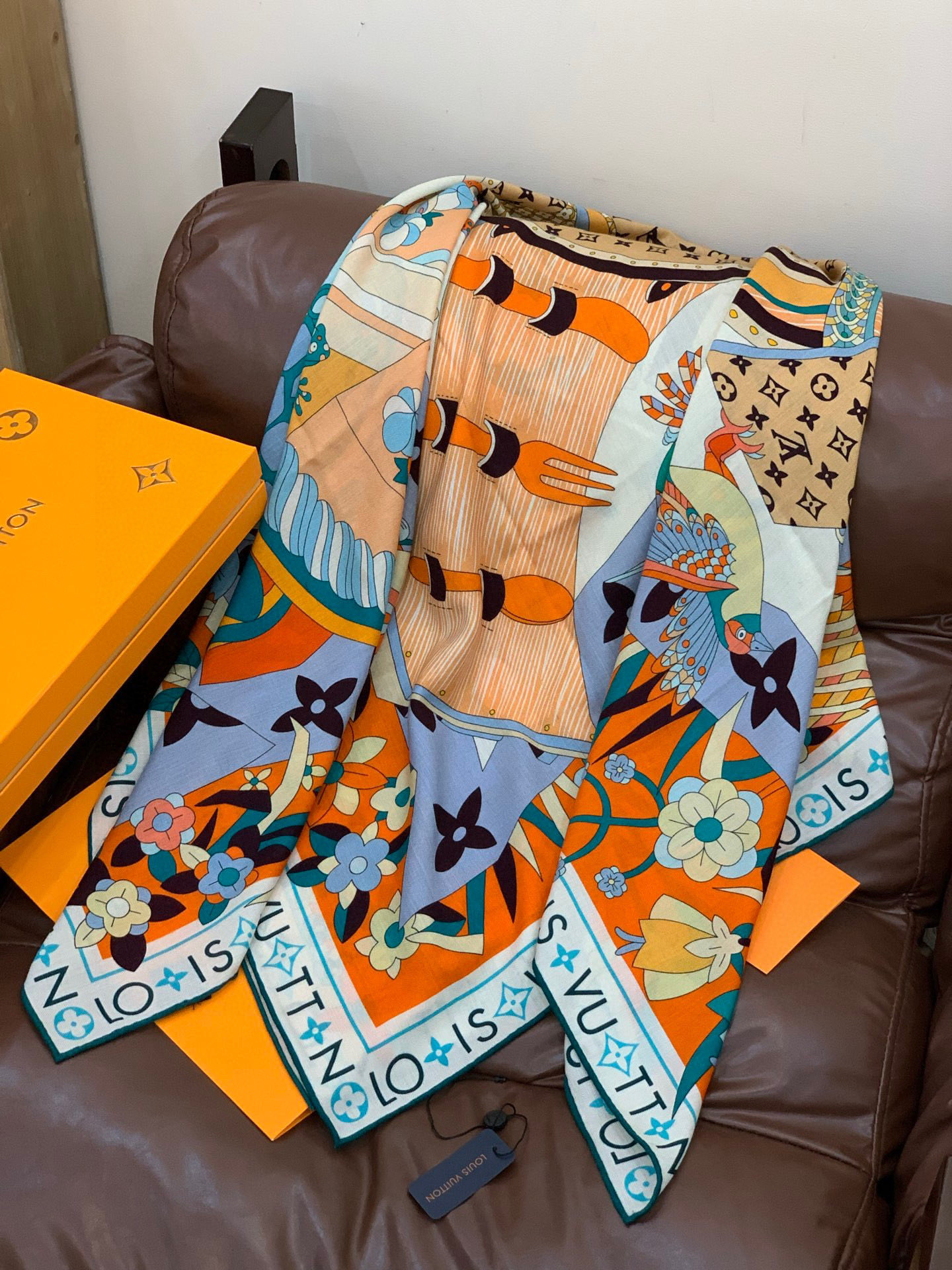 JARDIN DES PLANTES 140双面丝绒～【LV秋冬新品】Jardin Des Plante