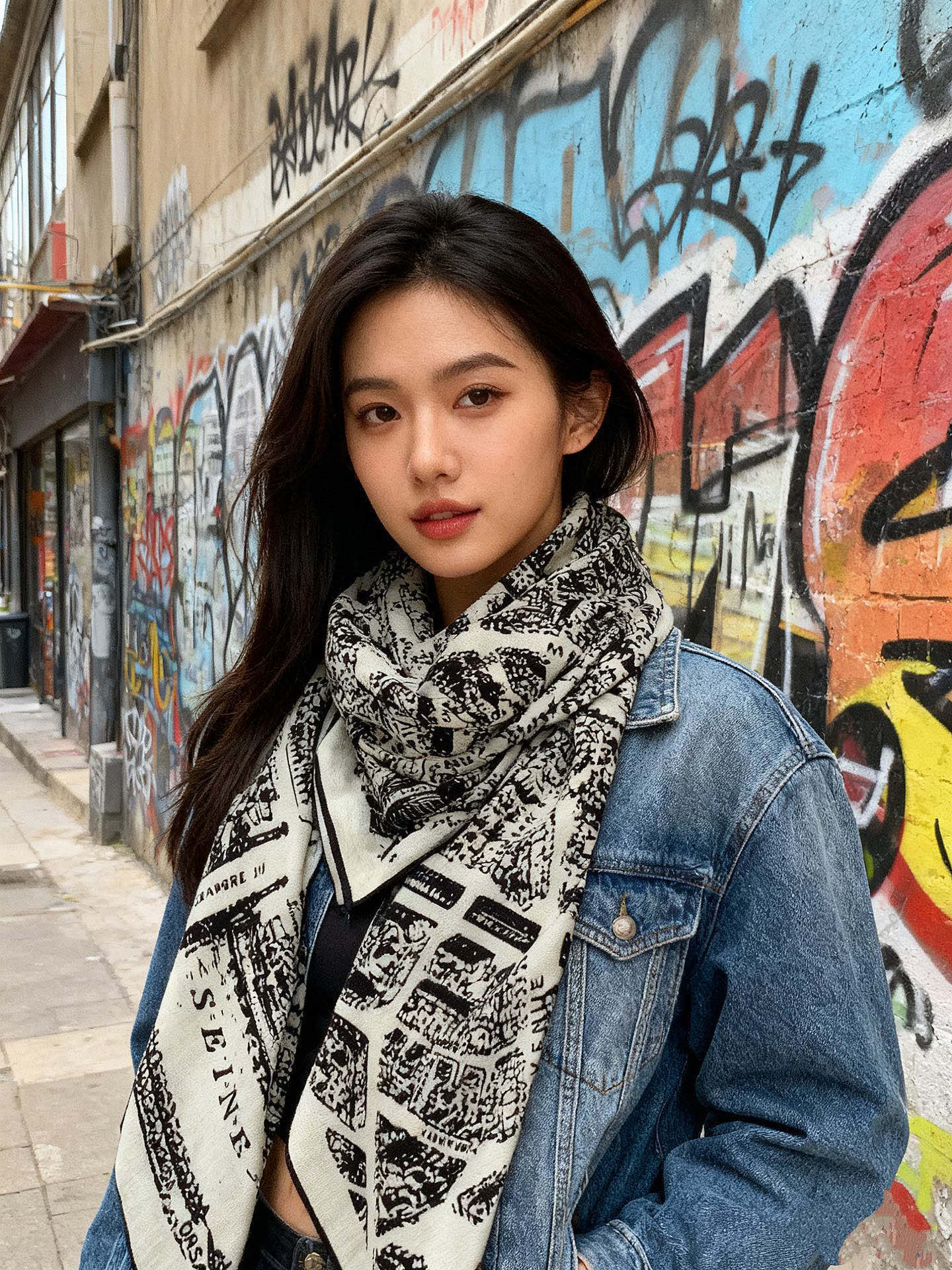 Dior ❤【️巴黎地图】140*140双面同色丝绒方巾🉐️LAN DE 价🉐️ARIS 巴黎地图这款方