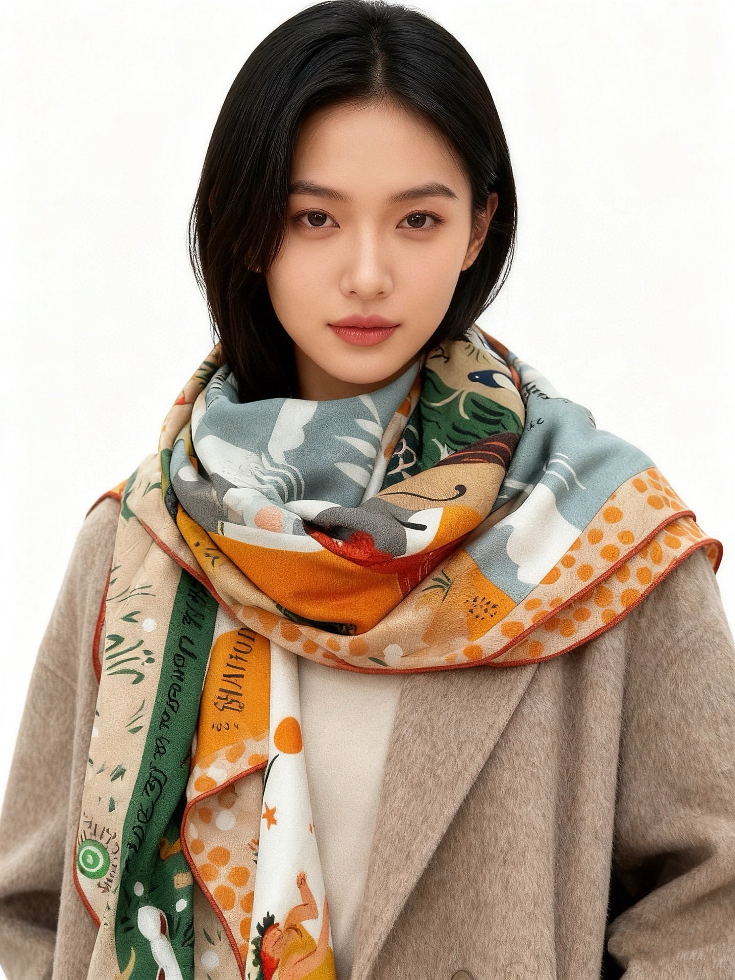 新款现货💖💖140丝绒方巾双面同色（专柜同步Hermes爱马仕）‼️抢‼️VIP推荐 ‼️下手一定要快【