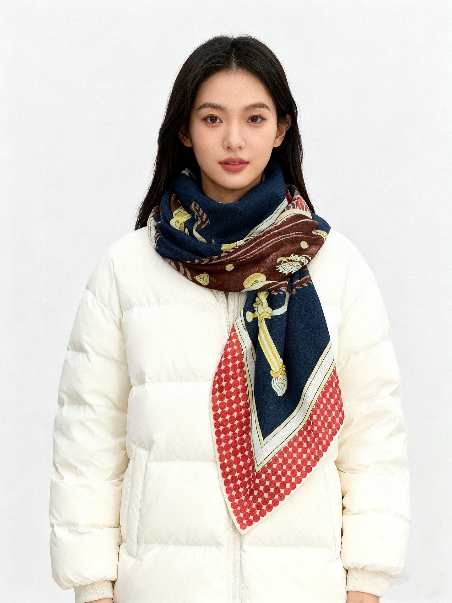 【140顶级丝羊绒双面同色披肩『骏马之城』！！超级气质！！】不仅美有其表，更有好品质与好细节的出彩内质！