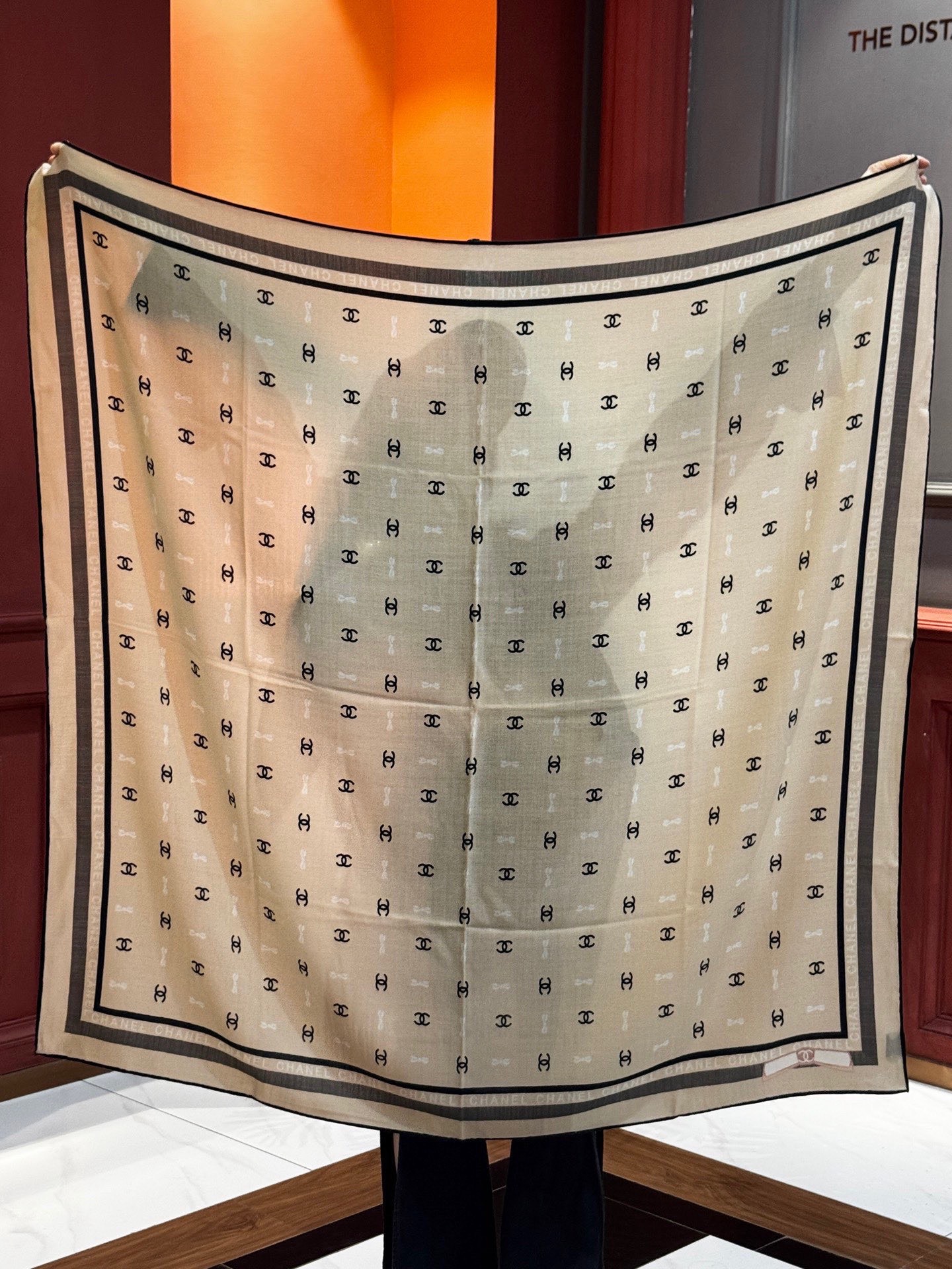 🌸·春日碎花20。 Chanel 140丝绒双面披肩25新款碎花花披肩超级有氛围感135*135cm的大