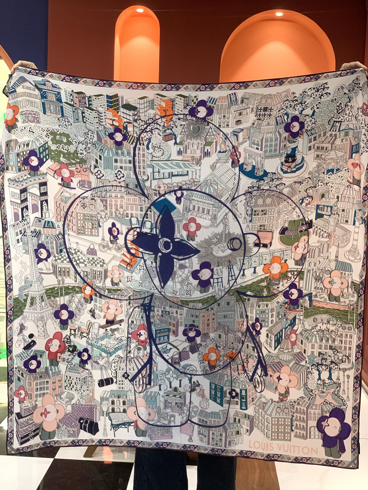 🆕L.viP 定制级别 【双面同色高奢丝绒方巾，baby绒级别的超柔触感】只有我家的品质才能叫丝绒方巾路