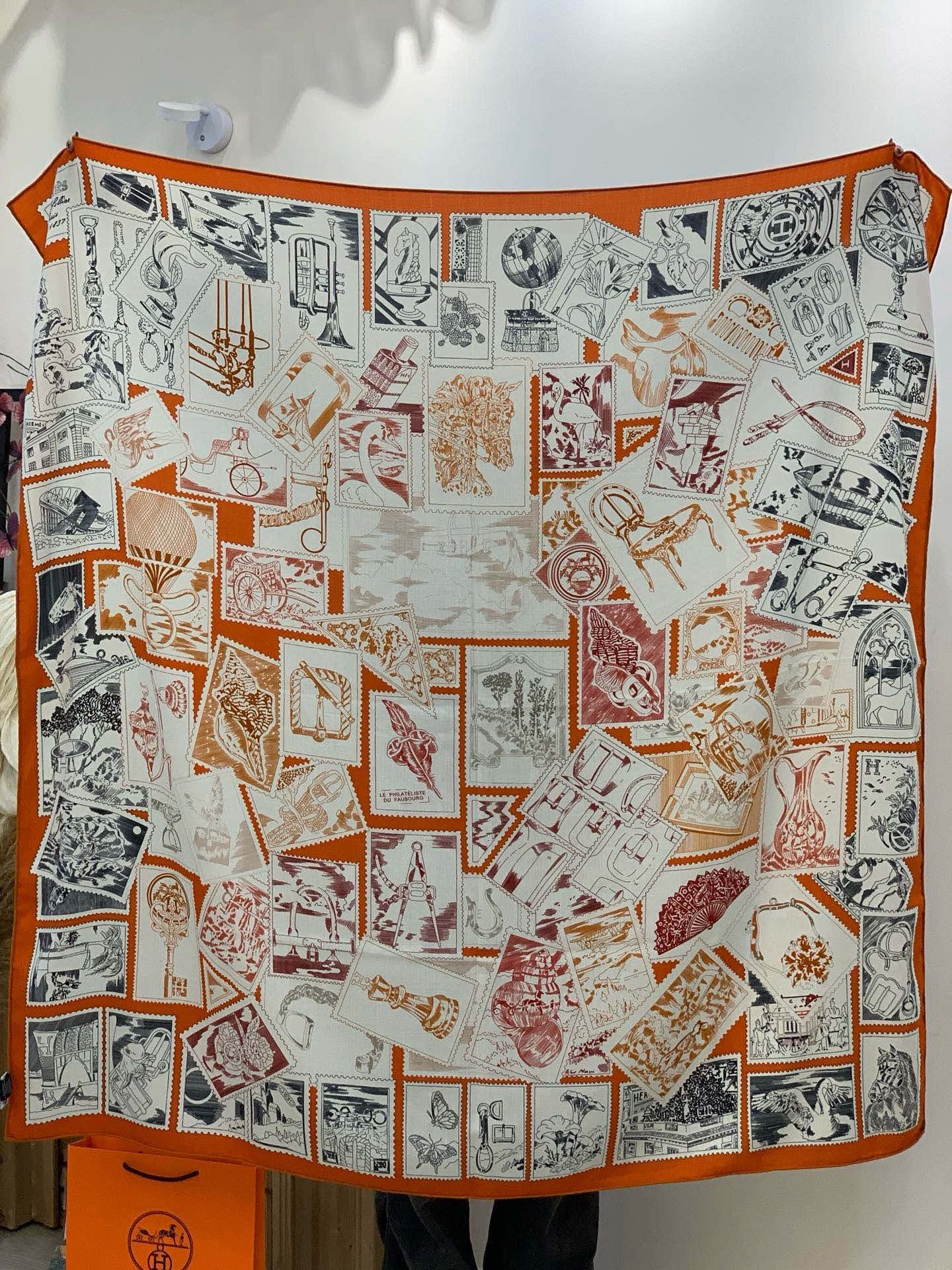 💟2025年秋冬抢先 上新💞【双面同色丝绒绒方巾】手工卷边山羊绒和真丝混纺披肩（70%山羊绒，30%桑蚕