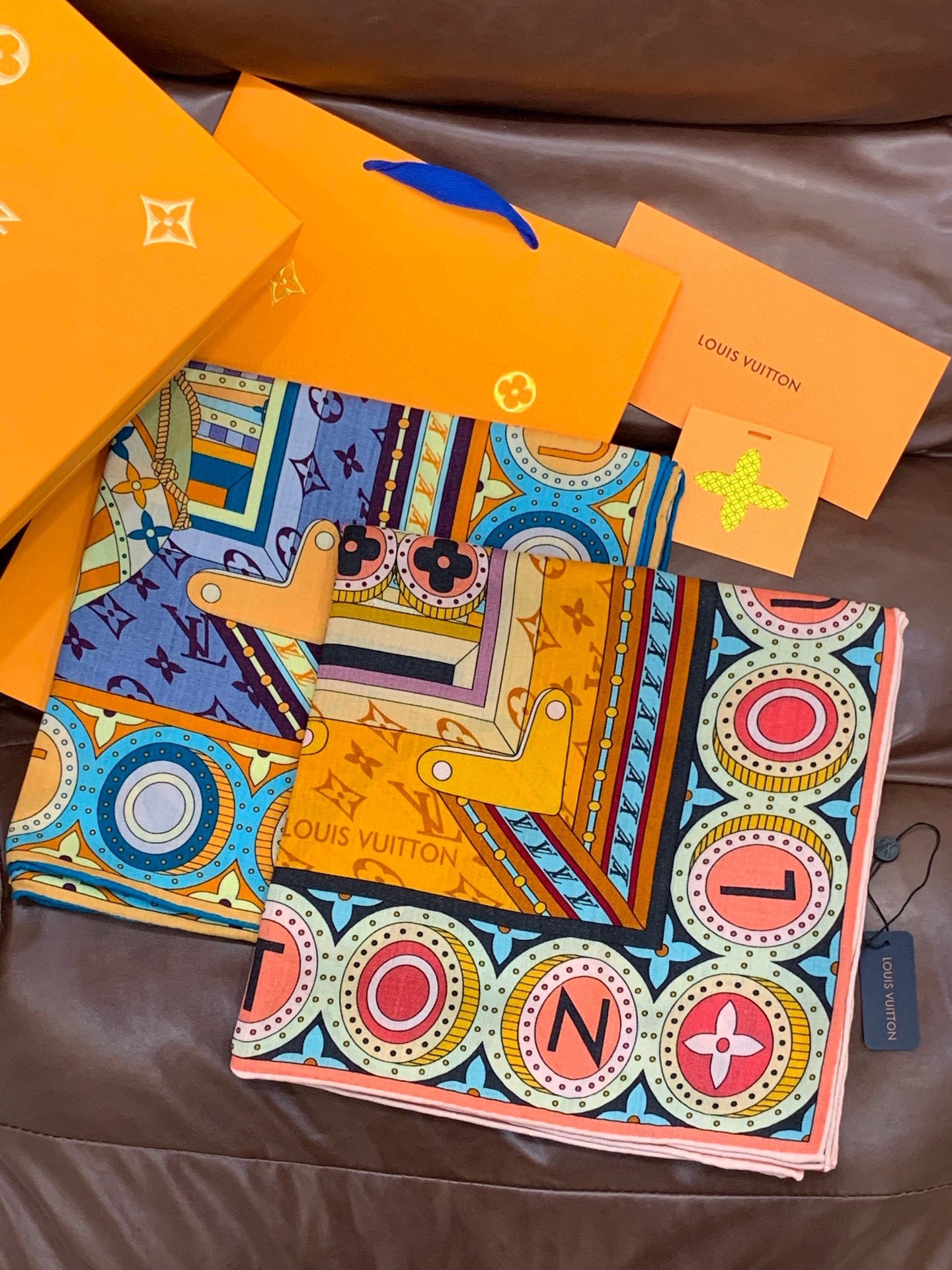 JARDIN DES PLANTES 140双面丝绒～【LV秋冬新品】Jardin Des Plante