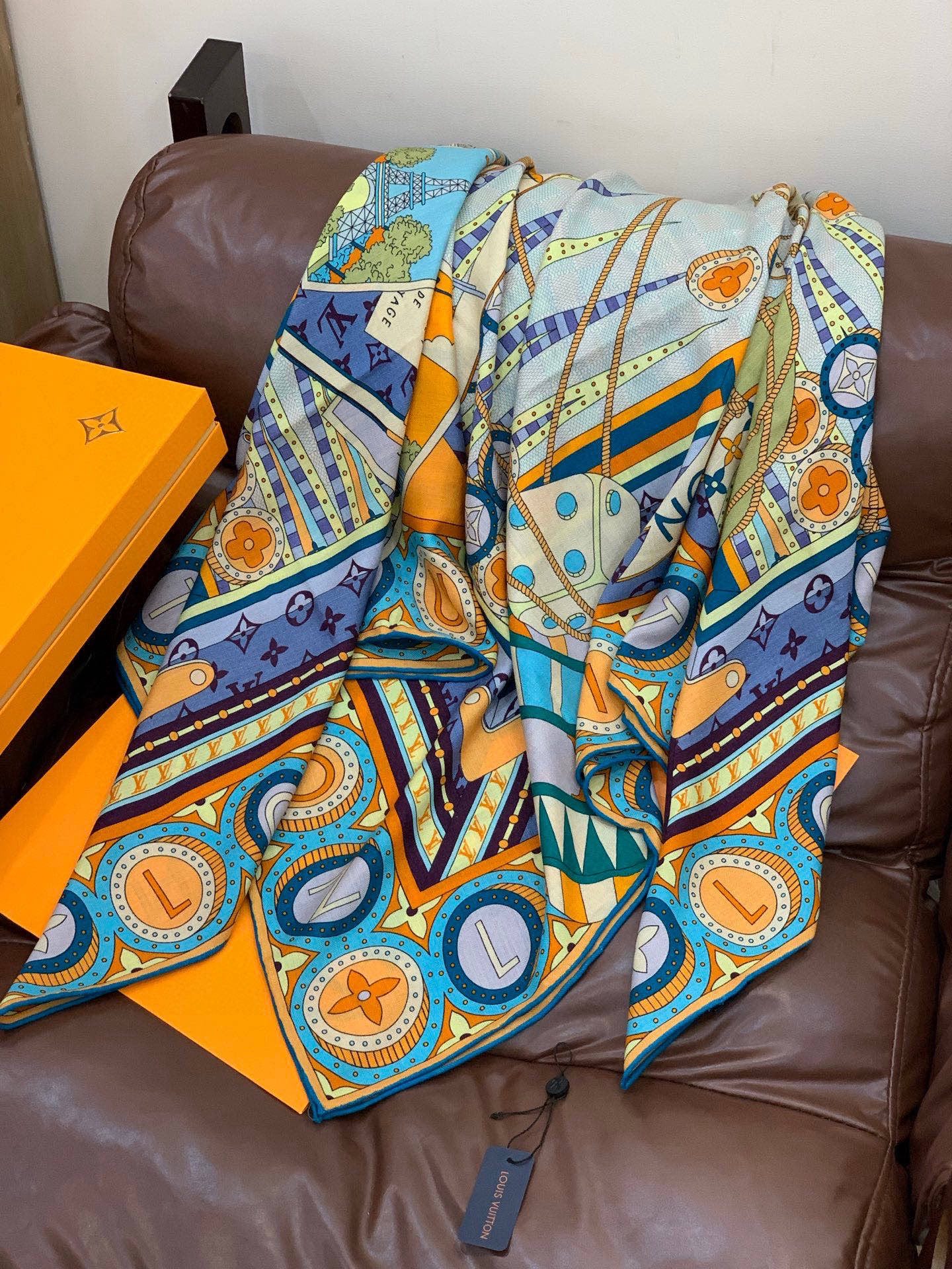 JARDIN DES PLANTES 140双面丝绒～【LV秋冬新品】Jardin Des Plante