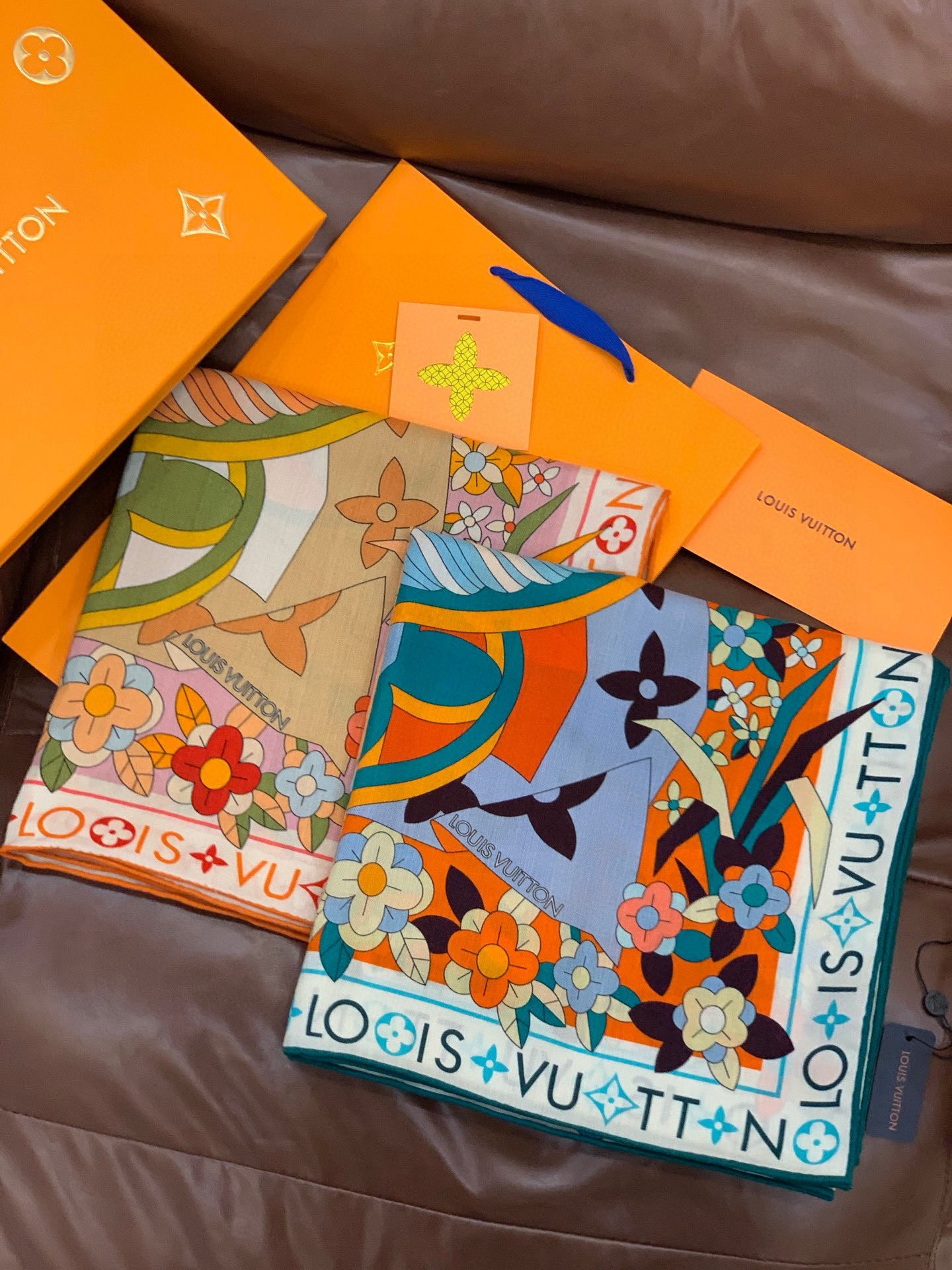 JARDIN DES PLANTES 140双面丝绒～【LV秋冬新品】Jardin Des Plante