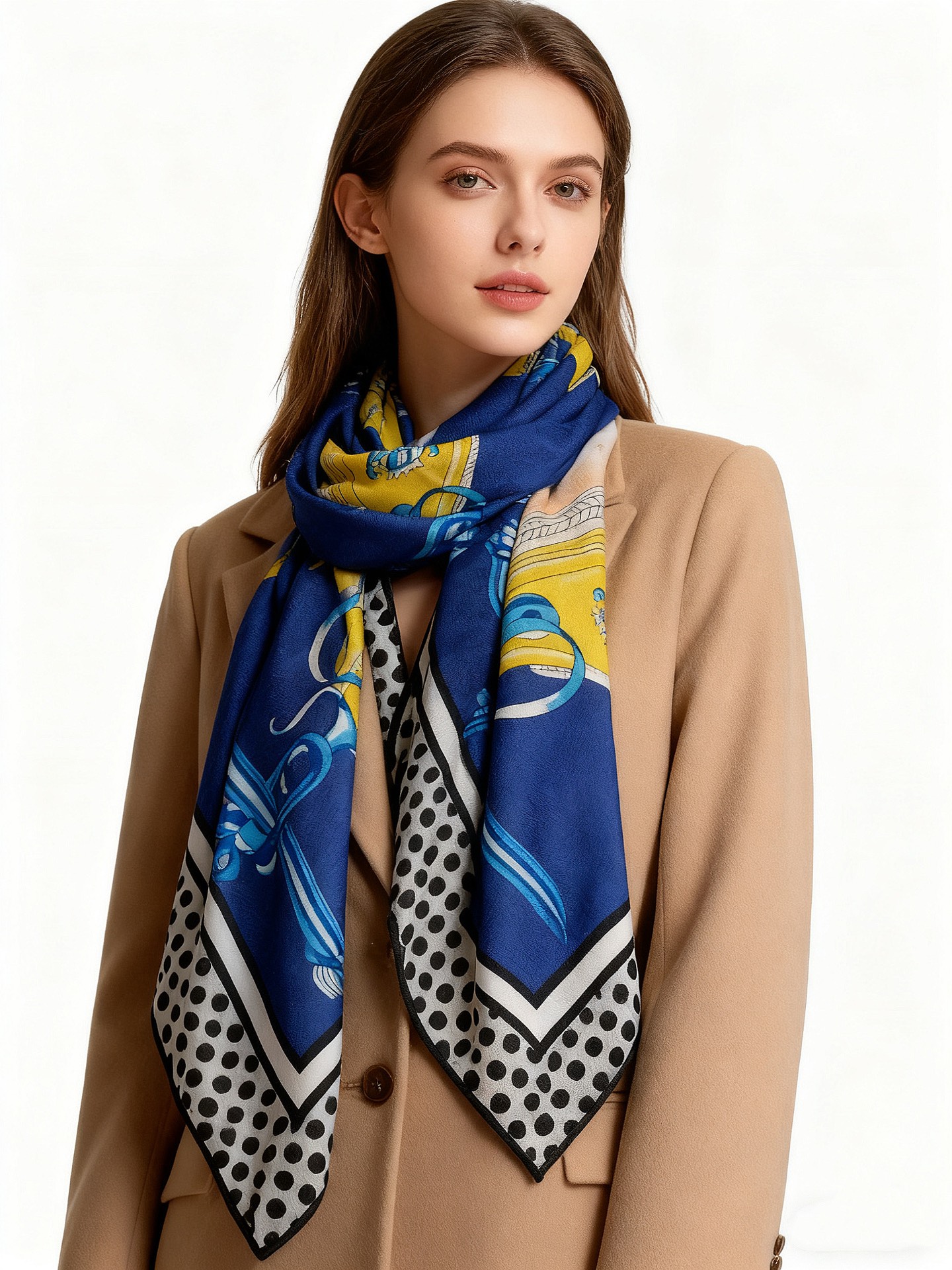 【140顶级丝羊绒双面同色披肩『骏马之城』！！超级气质！！】不仅美有其表，更有好品质与好细节的出彩内质！