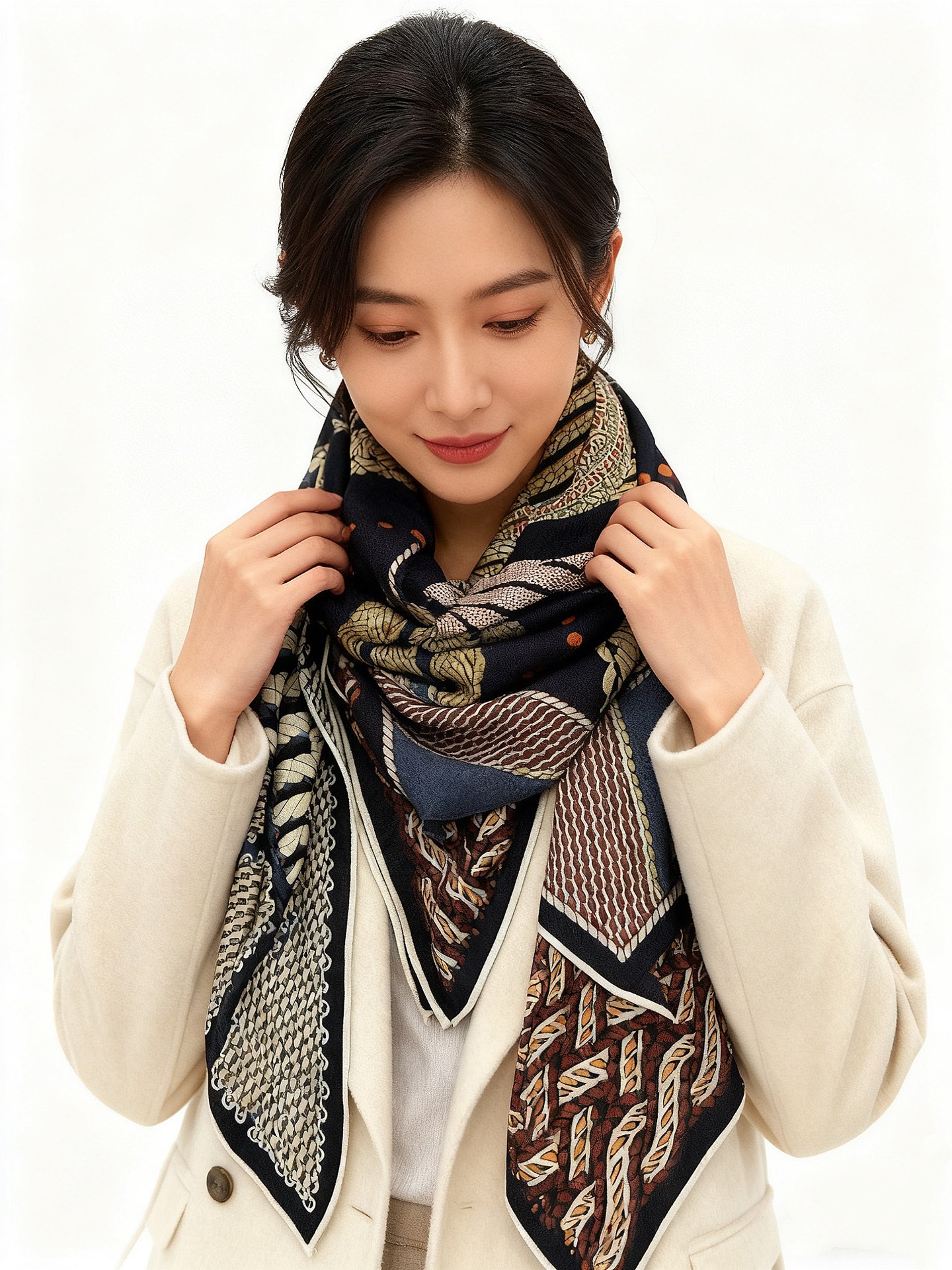 丝巾 |HERMES I Dressage Tressage2025秋冬Dressage Tressag