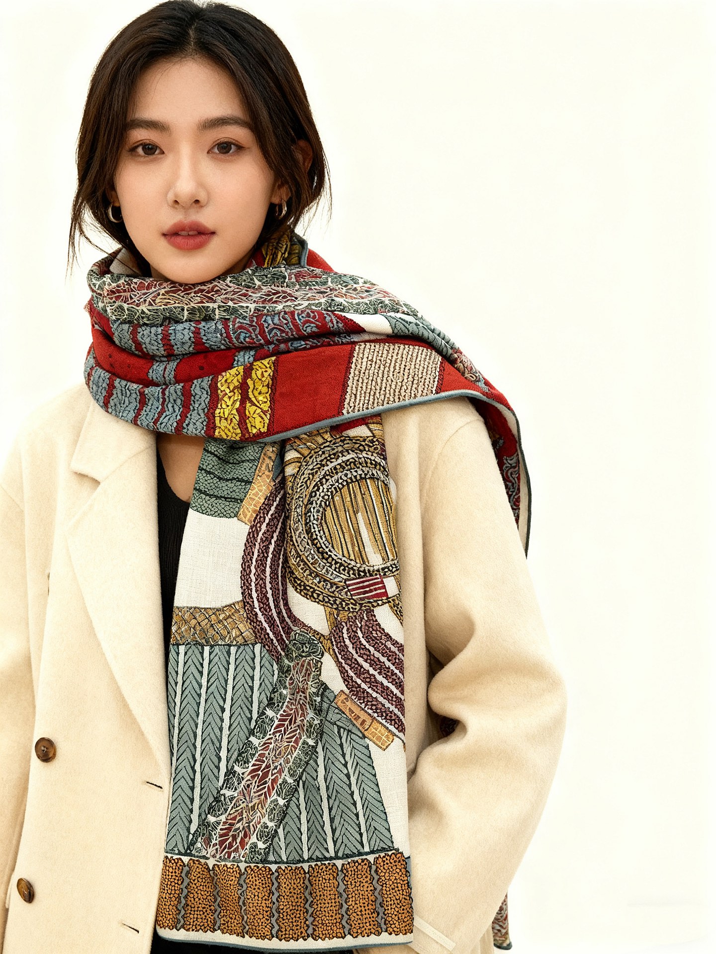 丝巾 |HERMES I Dressage Tressage2025秋冬Dressage Tressag