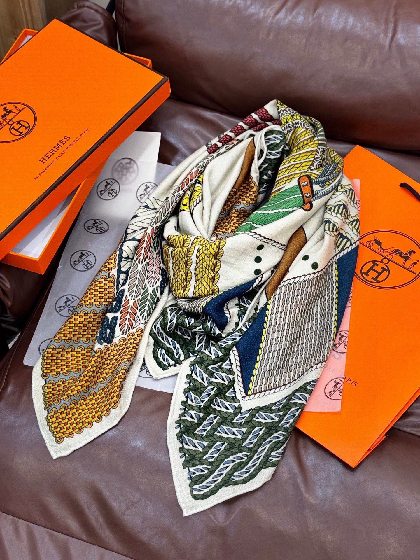 丝巾 |HERMES I Dressage Tressage2025秋冬Dressage Tressag