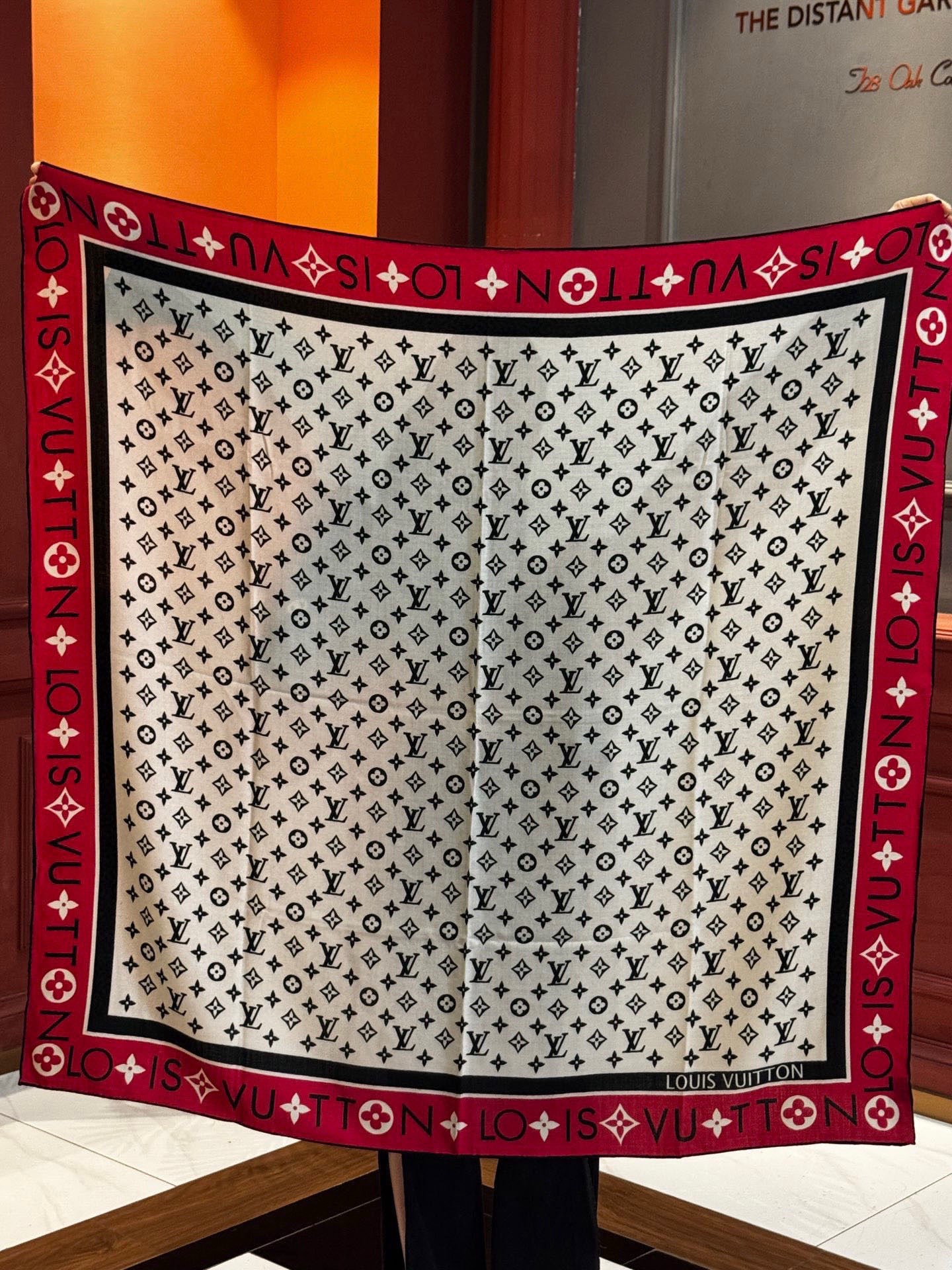 MONOGRAM INFINITY 140丝绒方巾【140顶级丝绒双面同色】Monogram Infin