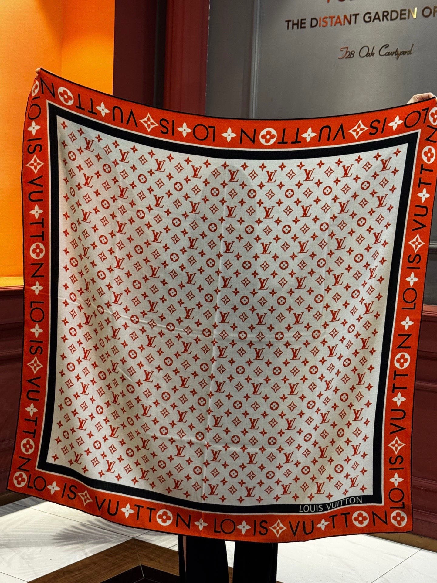 MONOGRAM INFINITY 140丝绒方巾【140顶级丝绒双面同色】Monogram Infin