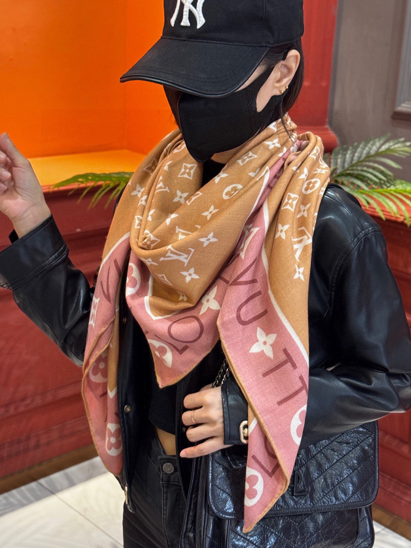 MONOGRAM INFINITY 140丝绒方巾【140顶级丝绒双面同色】Monogram Infin