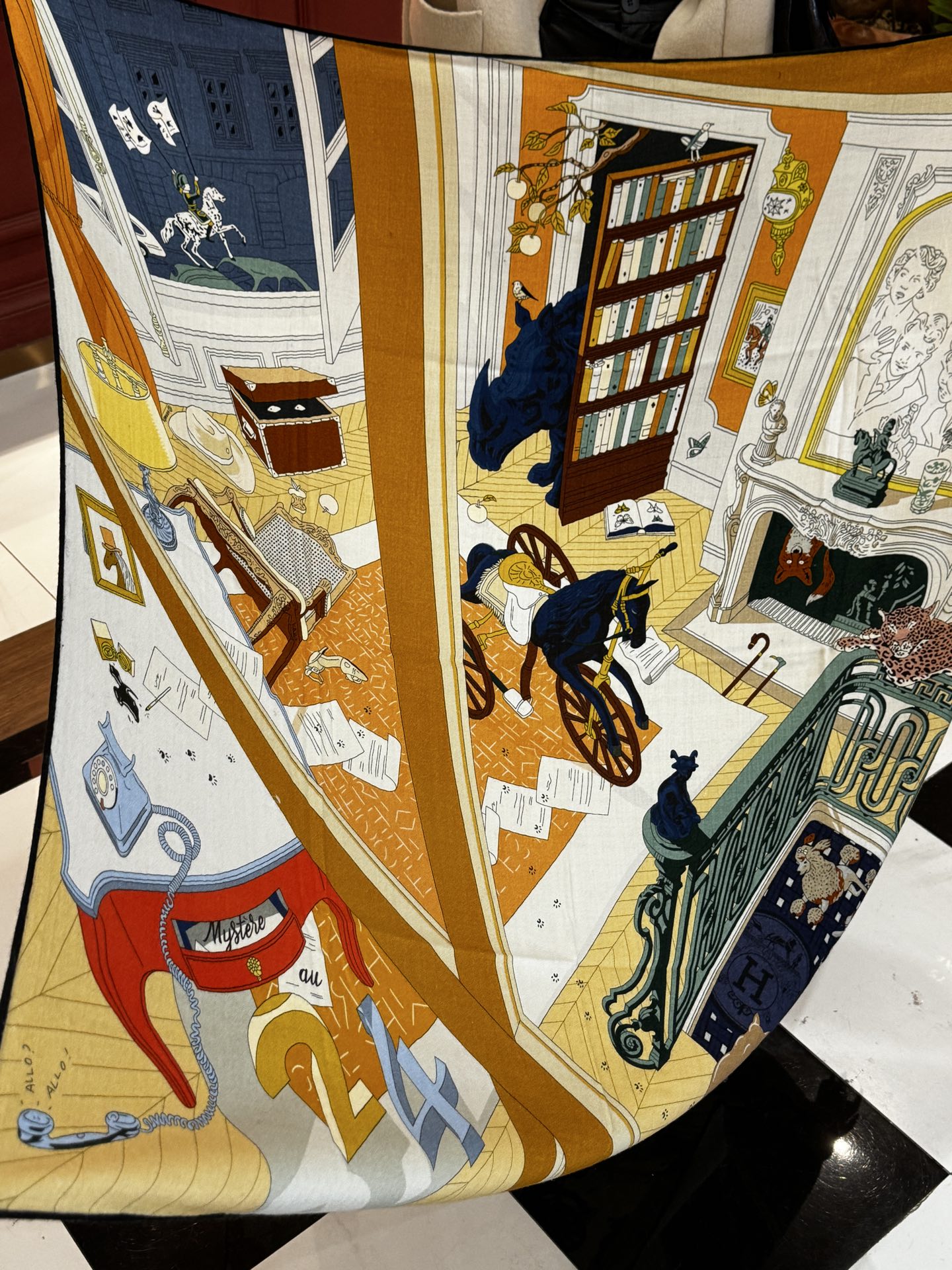 💟上新💞｛24号之谜｝羊绒大方巾[双面同色140]手工卷边H家是创意和作品故事的无限源泉，每季皆推出全新