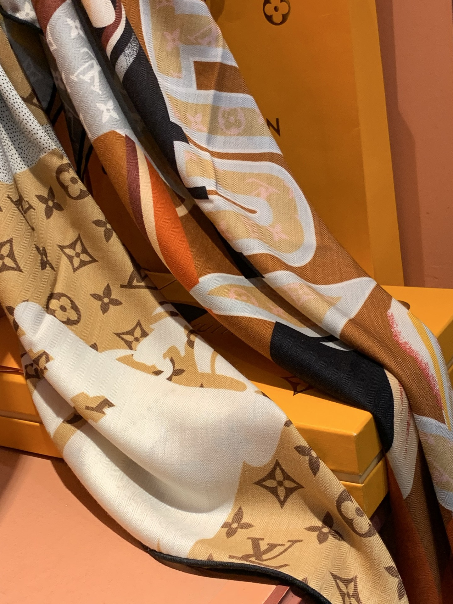 JARDIN DES PLANTES 140双面丝绒～【LV秋冬新品】Jardin Des Plante